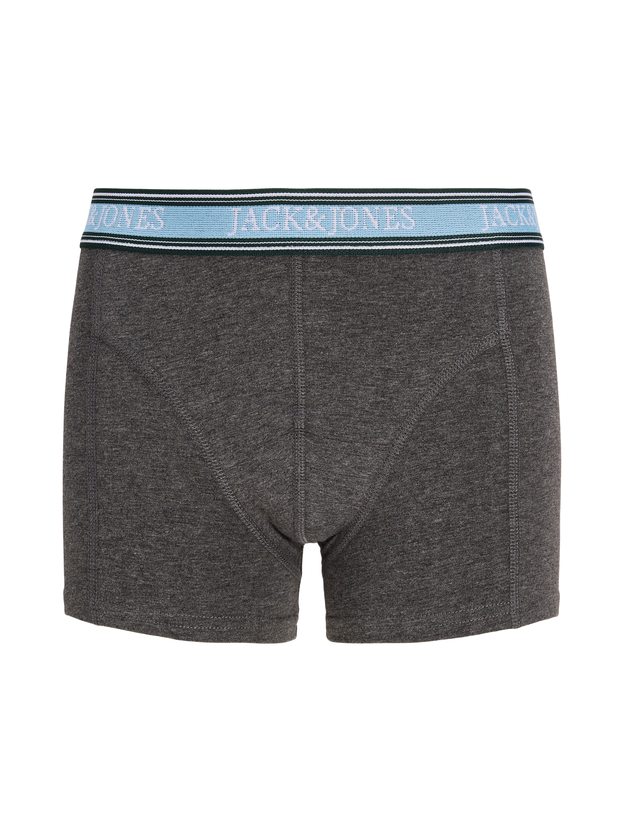 Jack & Jones Junior Tronc »JACFAZE SOLID TRUNKS 5 PACK JNR BTS« Paquet, 5 cuis mélange de coton, bord élastique,