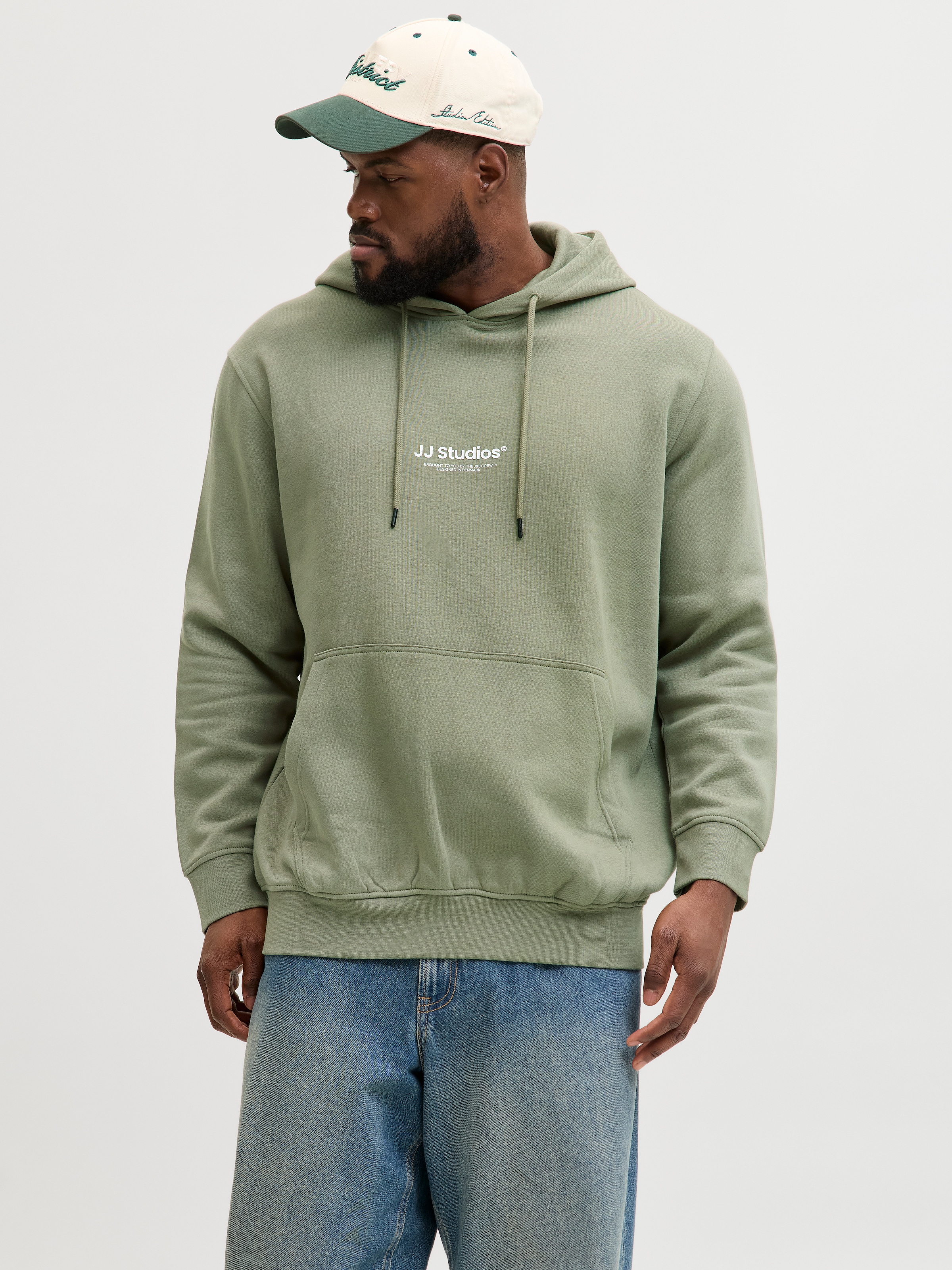 Jack & Jones PlusSize Sweat à capuche »JJESOHO SWEAT HOOD NOOS PLS«, mit Logobranding
