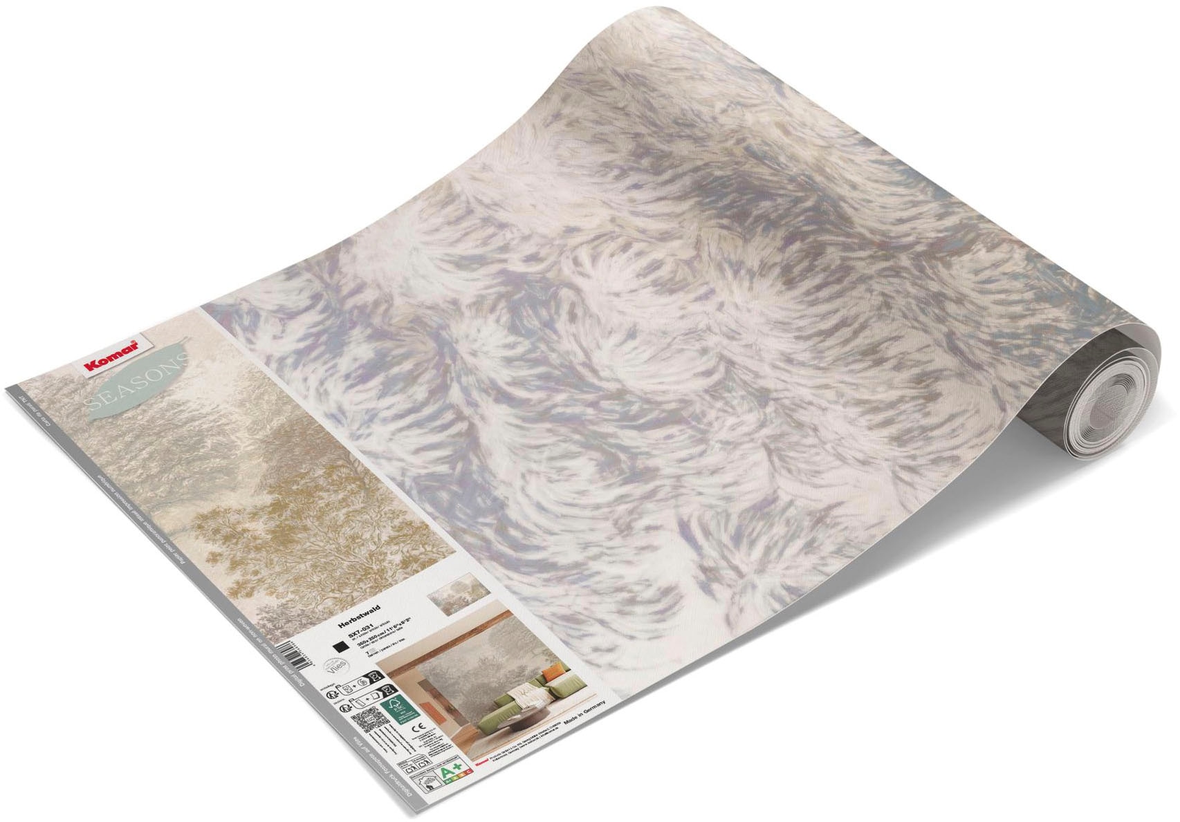 Komar Papier peint photo »Vlies Fototapete - Herbstwald - Grösse 350 x 250 cm« Motif | imprimé lisse