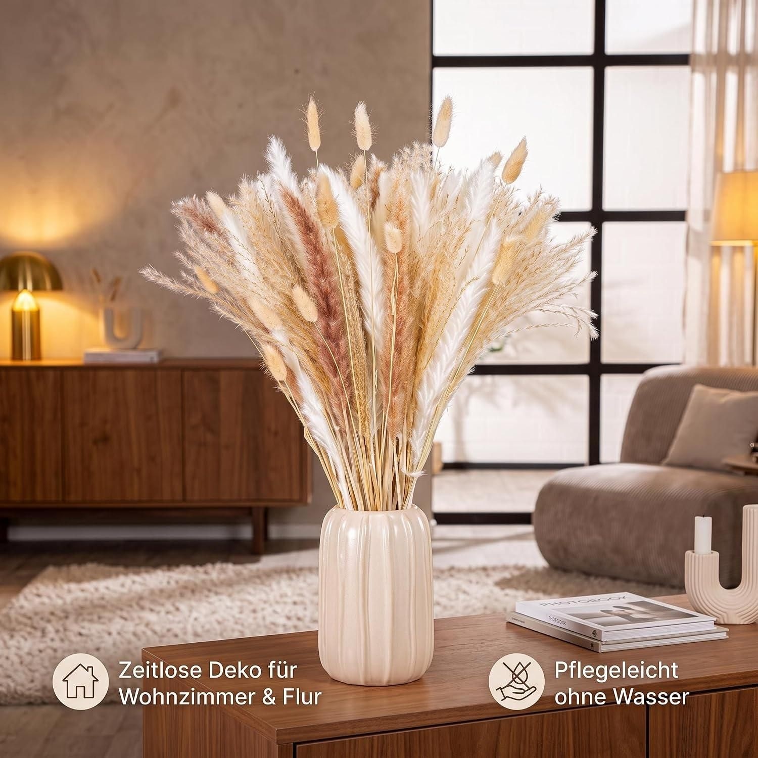 GILDE Objet décoratif »Bündel Trockenblume Seco naturfarben H. 53 cm«