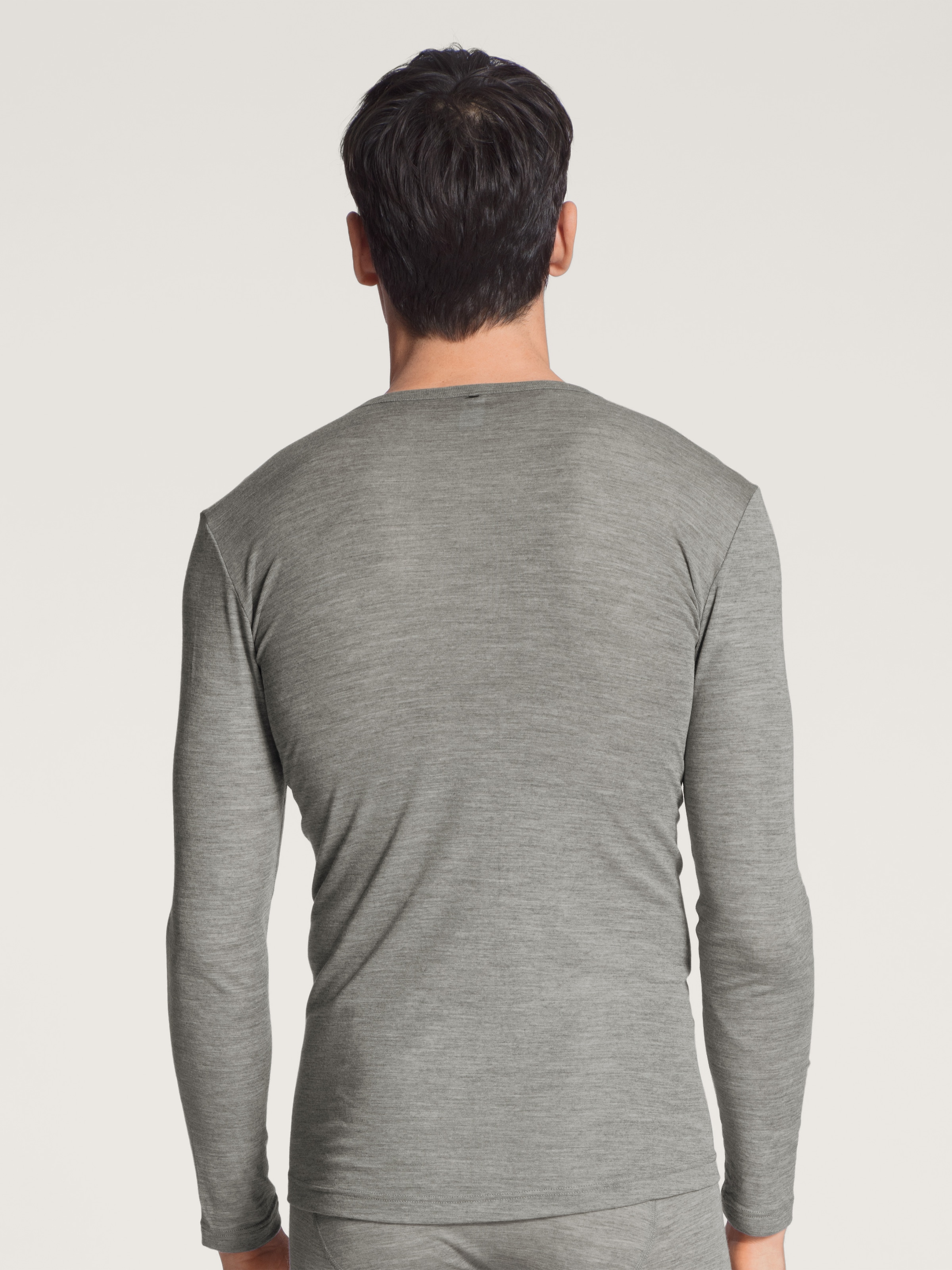CALIDA Langarmshirt »Wool & Silk« wärmend, atmungsaktiv, Feinripp, Rundhals, weich