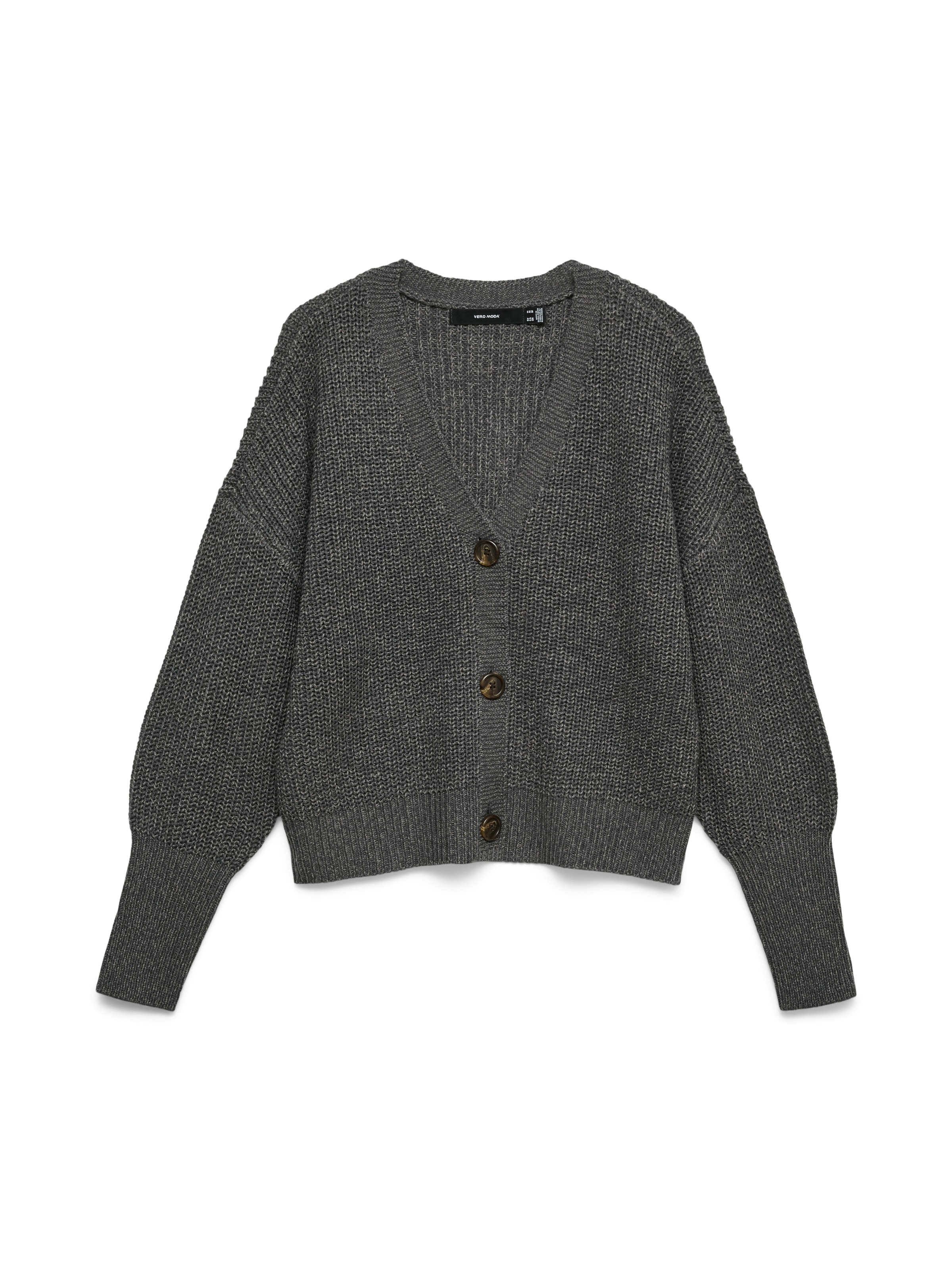 Vero Moda Veste en tricot »VMLEA LS V-NECK CUFF CARDIGAN NOOS« fibre synthétique, coupe régulière
