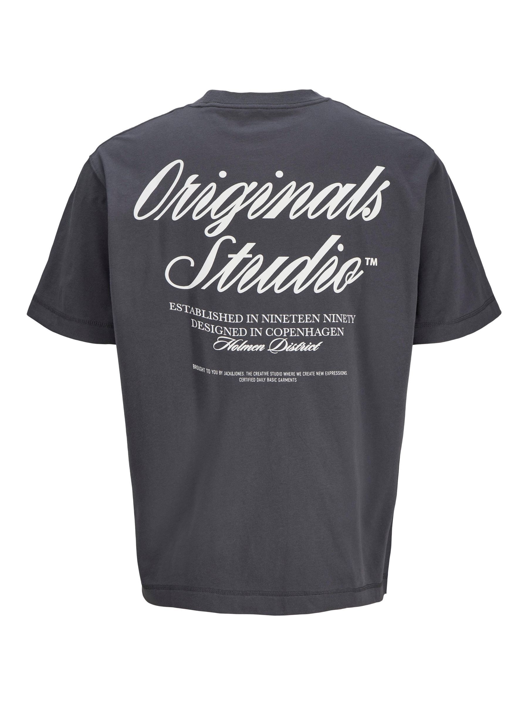 Jack & Jones PlusSize Kurzarmshirt »JORNORREBRO TYPO TEE SS CREW NECK  PLS«, mit Schriftzug
