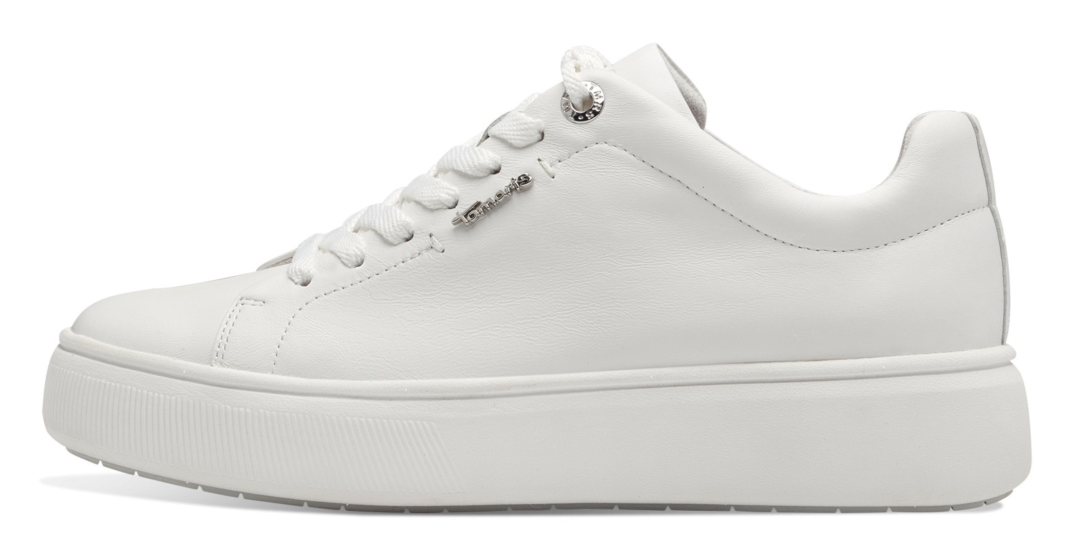 Tamaris Plateausneaker  , Freizeitschuh, Halbschuh, Schnürschh mit Wechselfussbett