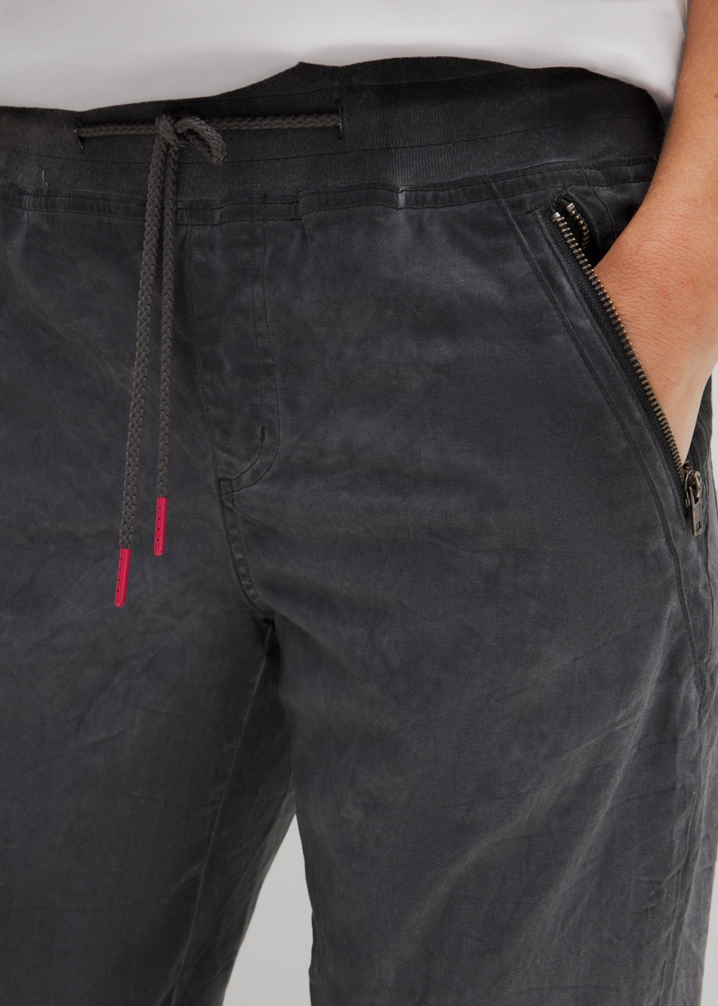 bonprix 3/4-Hose  mit modischer Waschung, lockere Passform