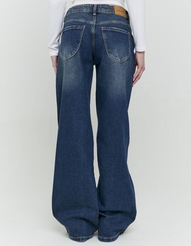 Tally Weijl Jeans taille basse »SPADEPALLAS« mélange coton, taille basse, jambe droite, avec pendentifs strass