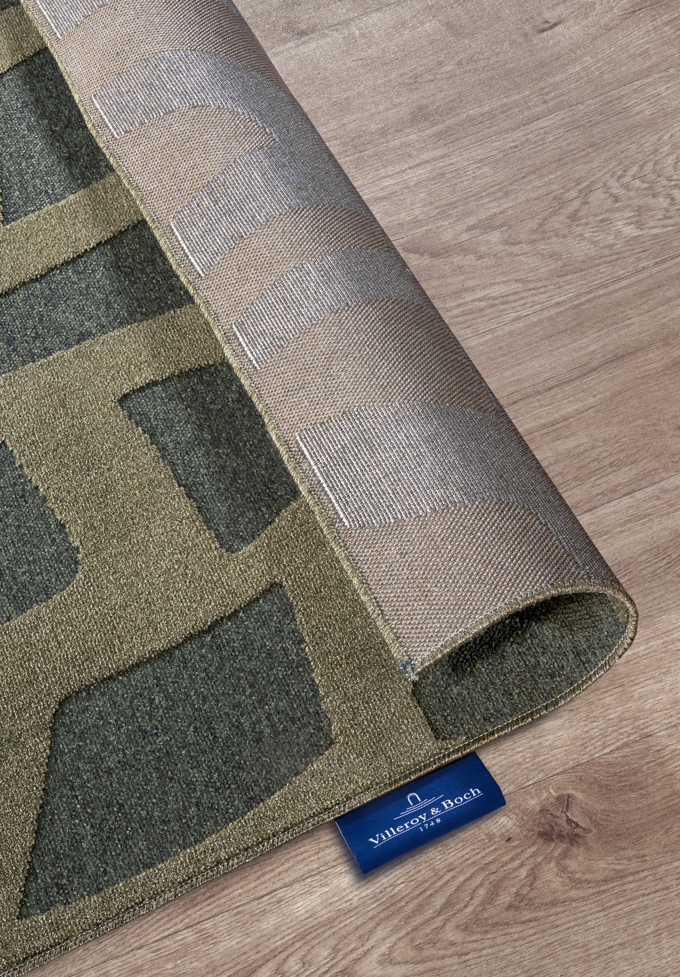 Villeroy & Boch Tapis »Therese« Rectangulaire 5,5 mm Höhe Wohnzimmer, Schlafzimmer, Modern, Hoch-Tief Effekt, Flur