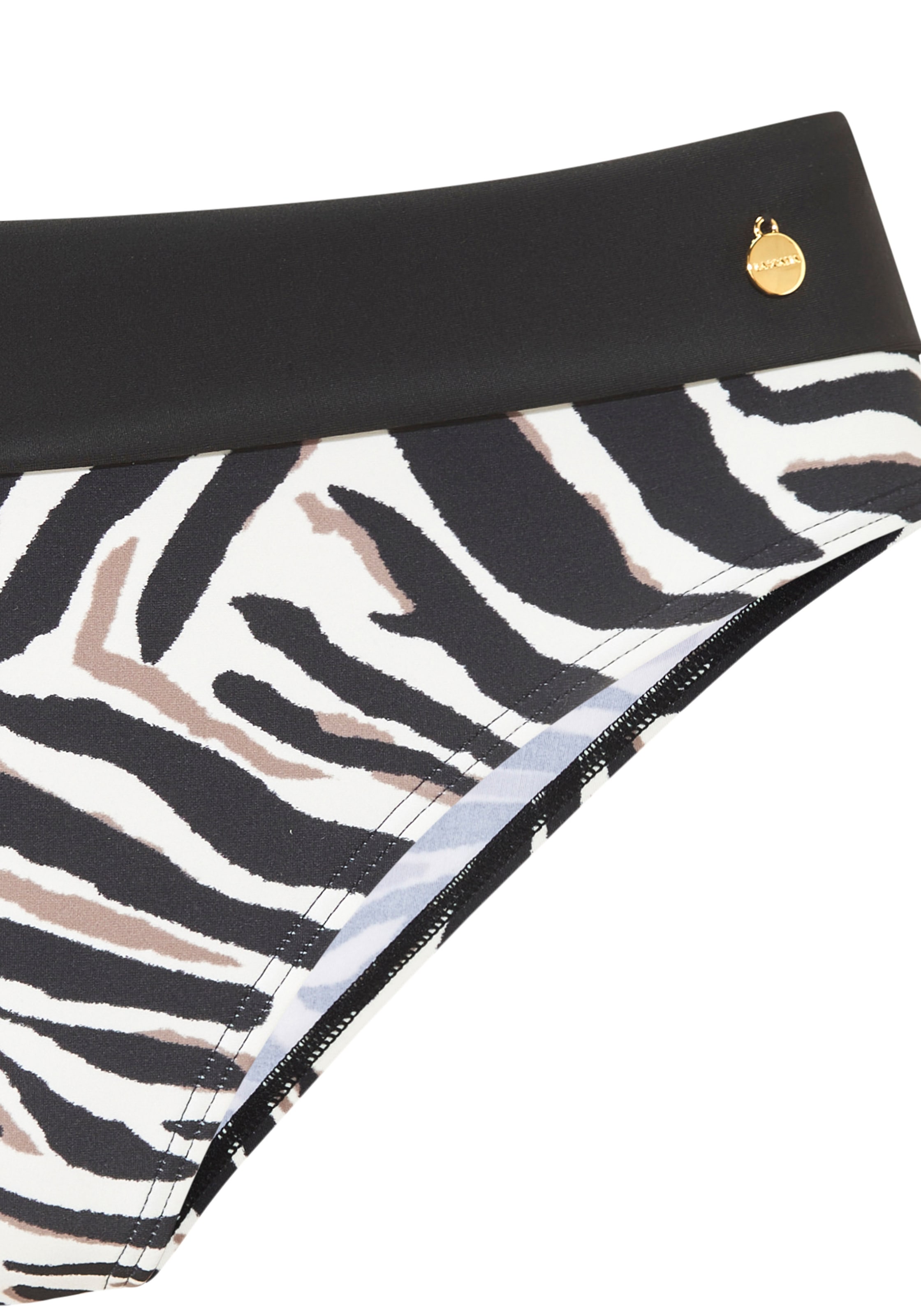 LASCANA Pantalon de bikini »Debbie« mit abstraktem Animal-Print