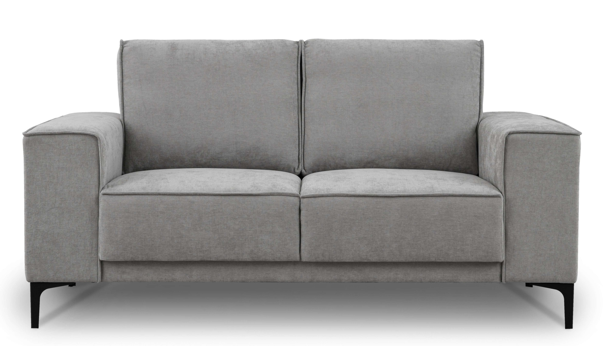 GOODproduct 2-places »OLAND Struktur fein, Sofa, B: 164 cm, Skandi-Design« 164 cm, suspension à vagues, design scandinave, pieds en métal