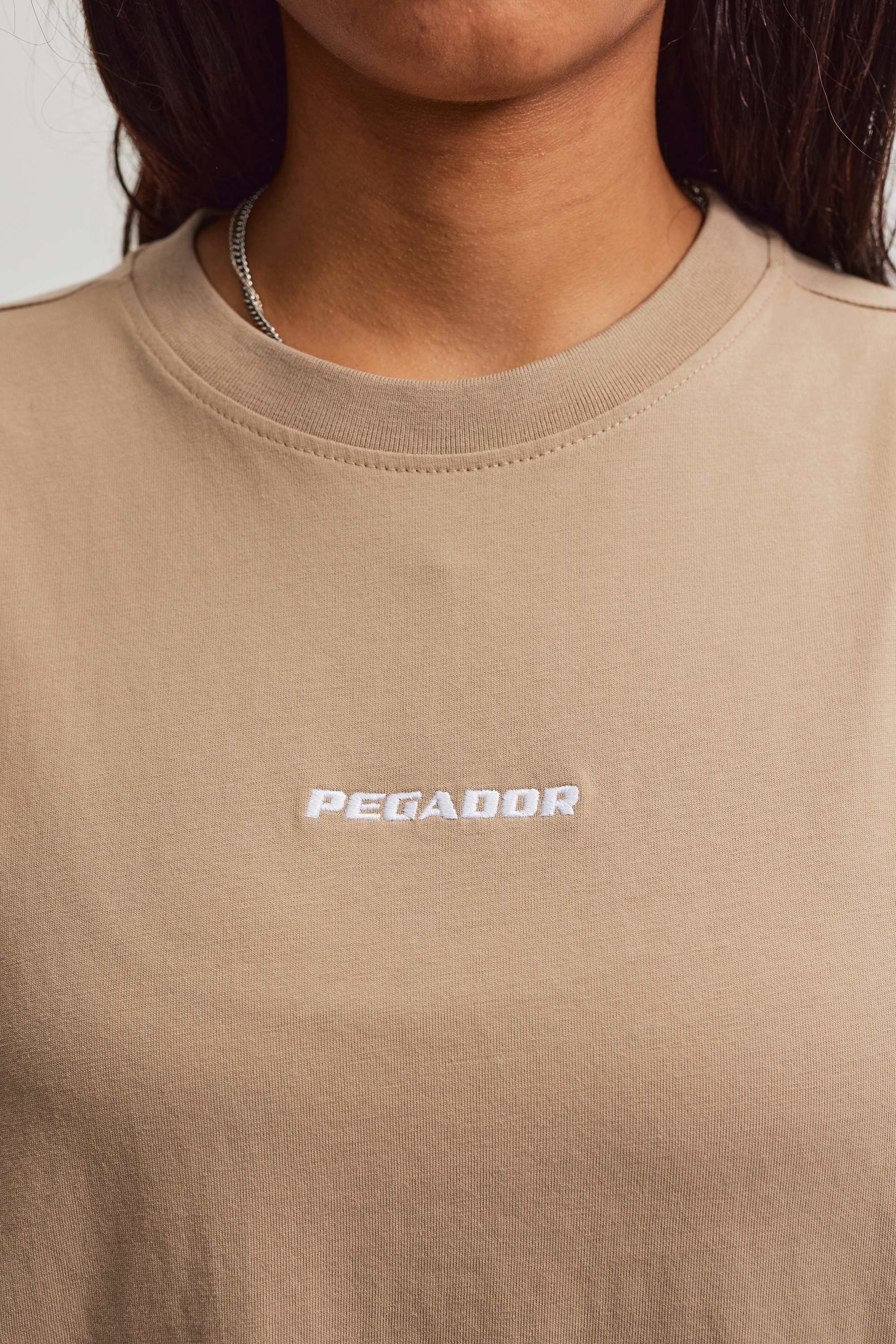 PEGADOR T-shirt »Bracy Heavy Oversized Tee« Coton, oversize