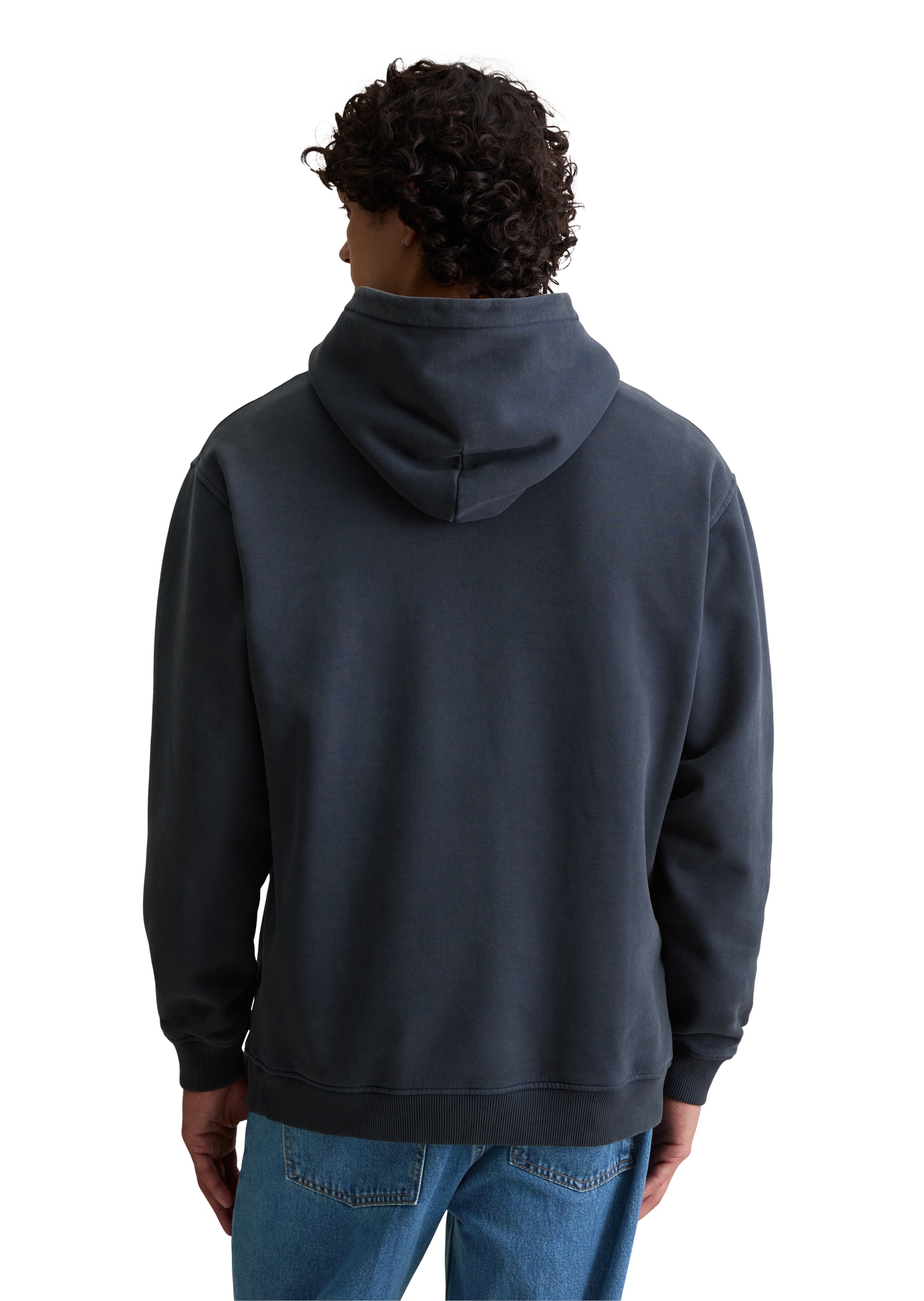 Marc O'Polo DENIM Hoodie , coupe décontractée, poche kangourou, inscription logo
