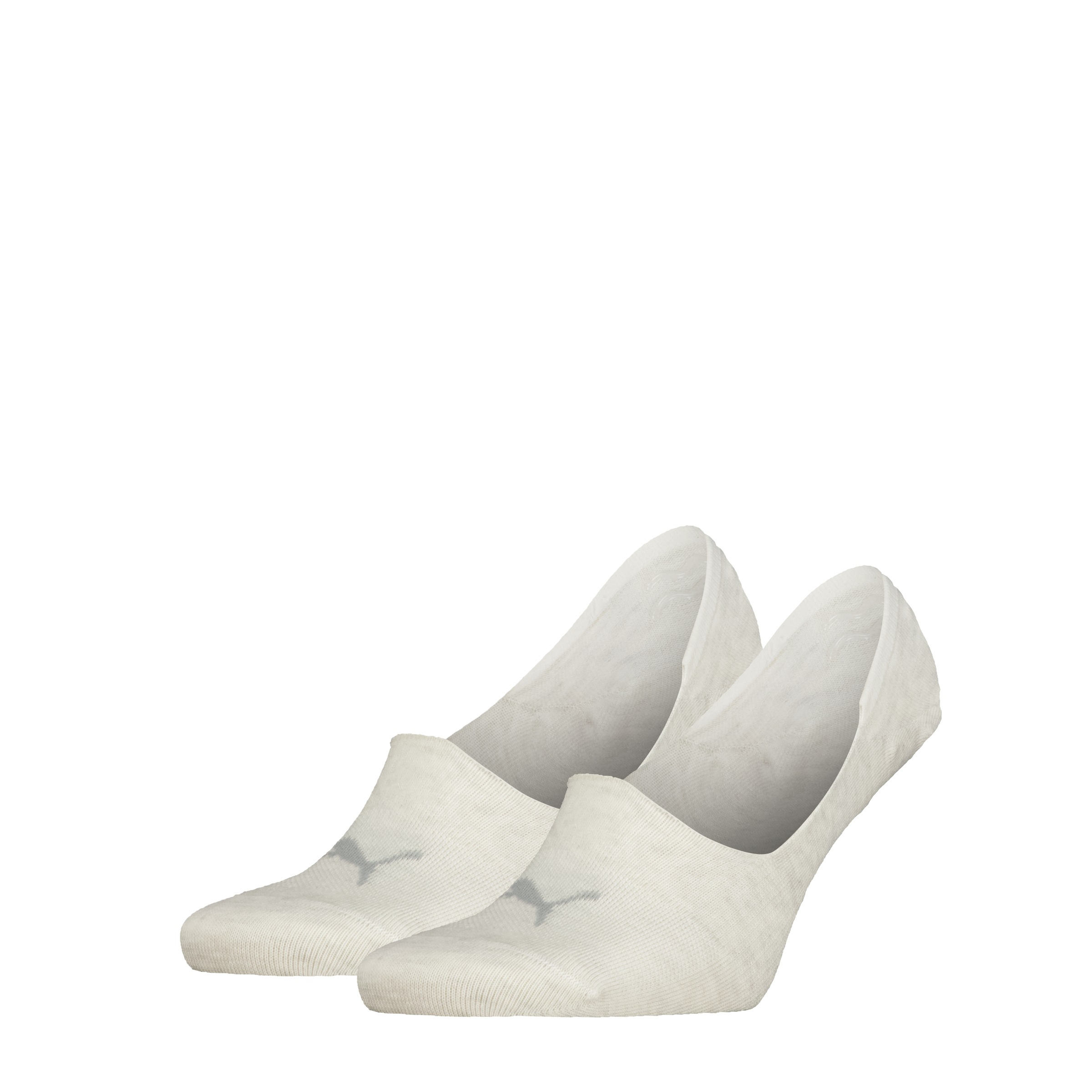 PUMA Füsslinge »PUMA UNISEX MID CUT FOOTIE« 2 Paar,  No-Show-Socks, Silikon in der Ferse für optimalen Halt