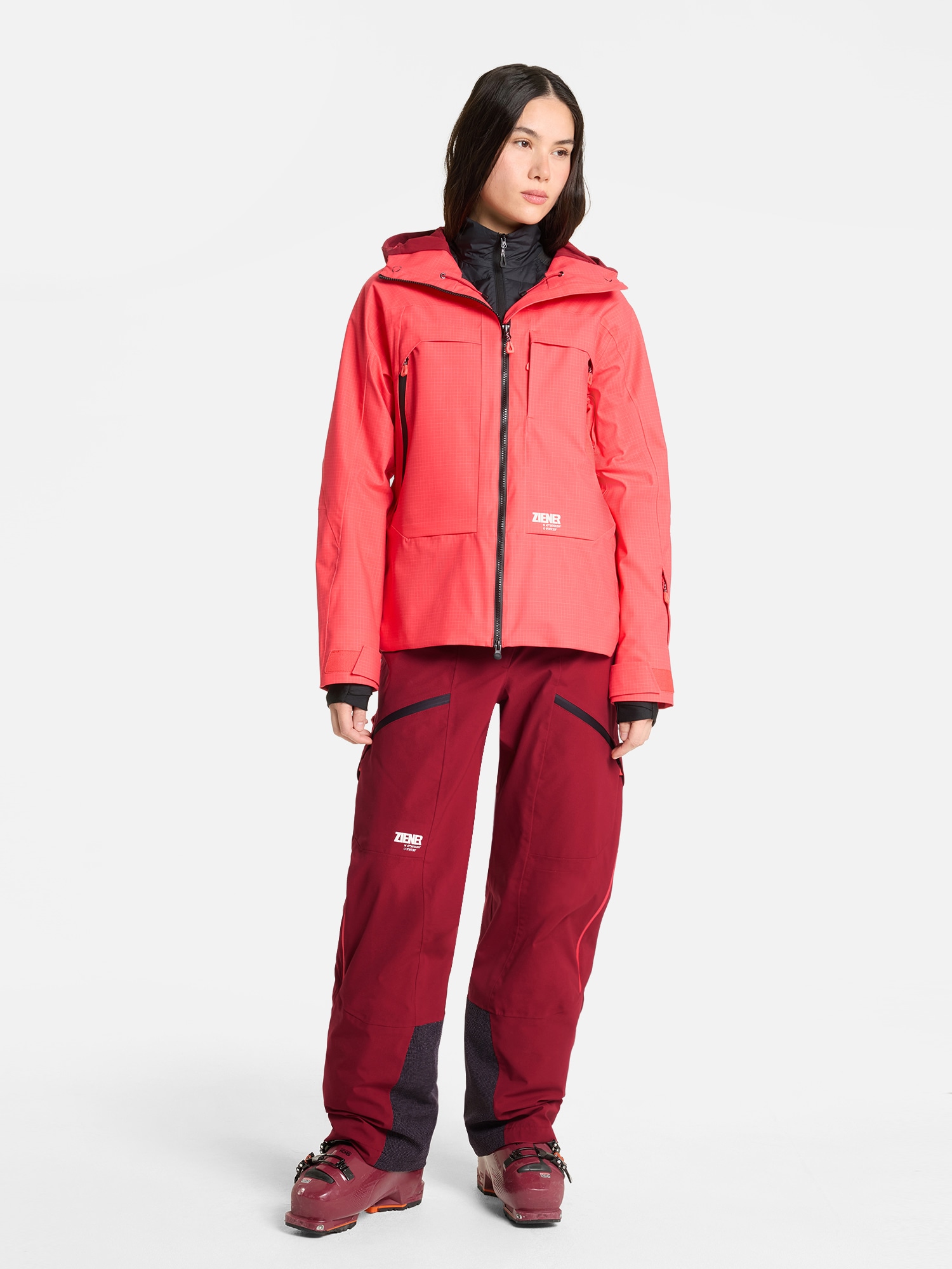 Ziener Pantalon de ski »ROKITA-Z AQUASHIELD® DAMEN«  imperméable et coupe-vent, respirant, non rembourré, doublure intérieure en laine