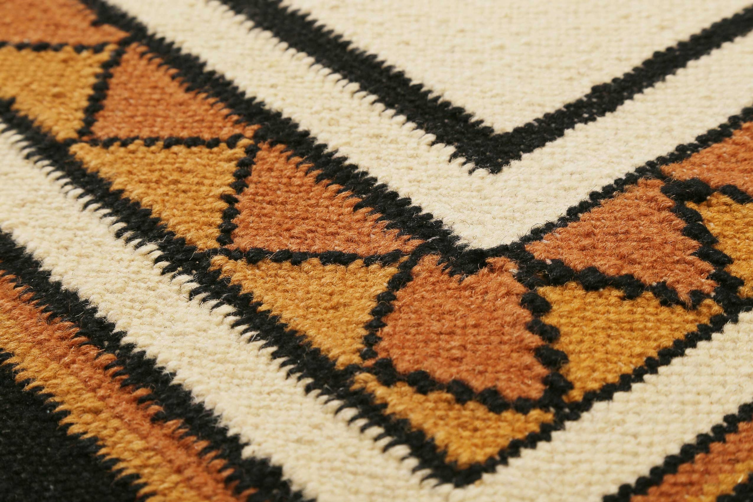 Wecon home Teppich »Afoud« rechteckig 5 mm Höhe Kurzflorteppich, handgewebt, geometrisch, modern, stilvoll, natürlich