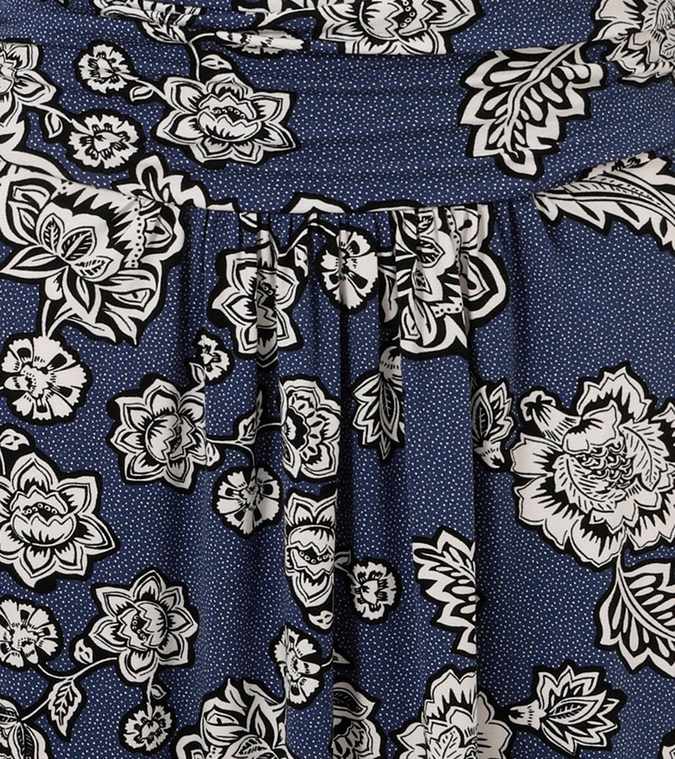 Aniston SELECTED Jerseykleid mit abstrakter Blüten- und Blättermusterung