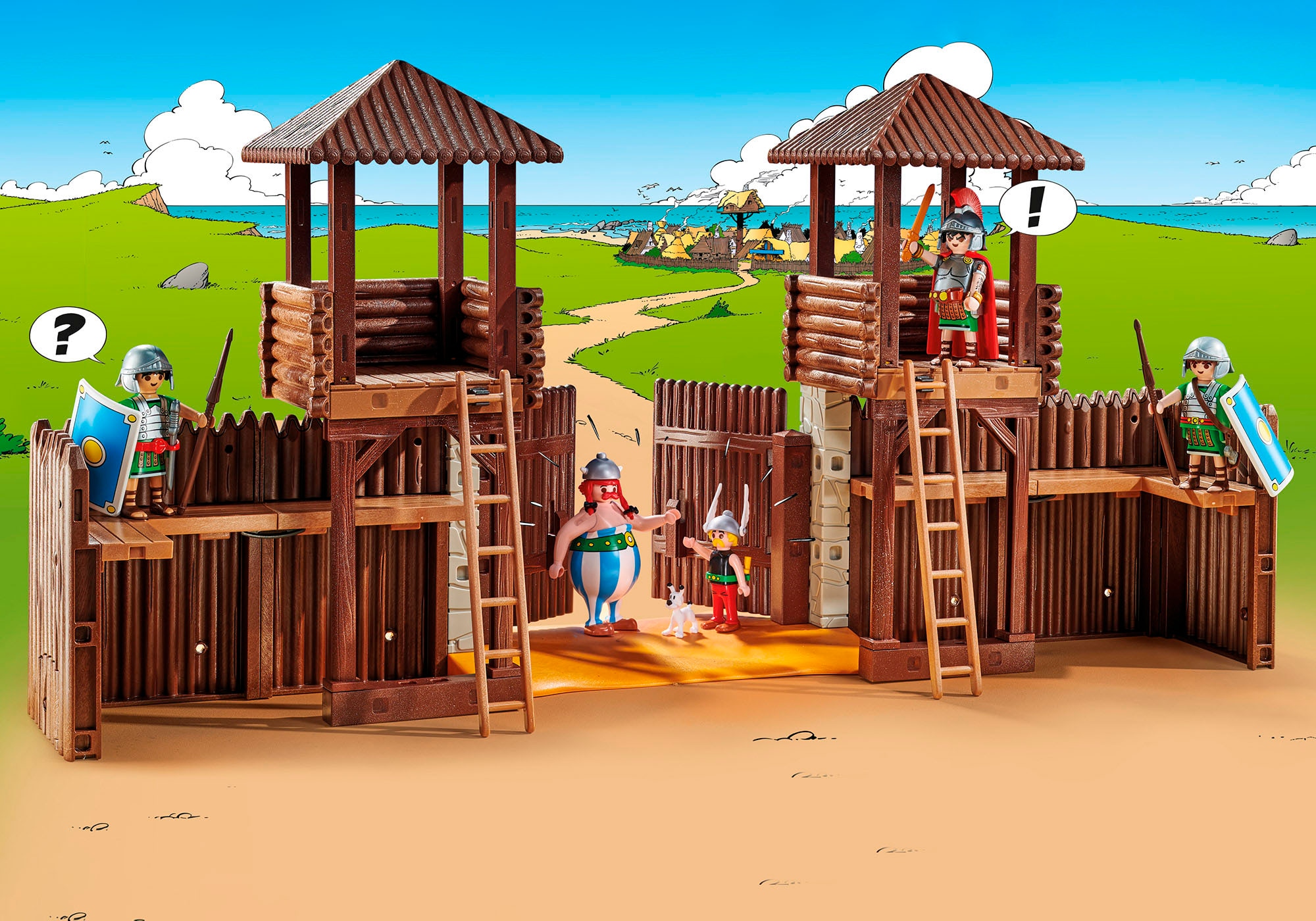 Playmobil® Konstruktions-Spielset »Römerlager (71542), Asterix« Made in Europe