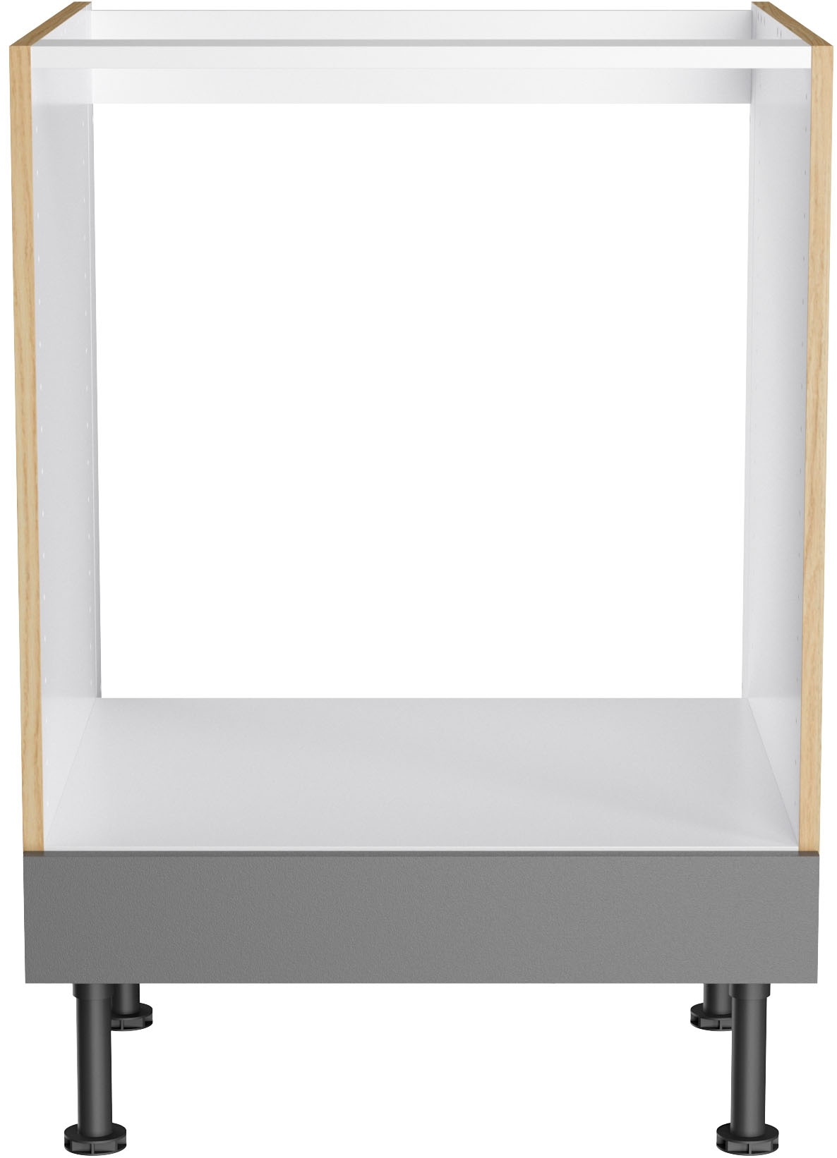 KOCHSTATION Herdumbauschrank »KS-Lucy« Breite 60 cm, 1 Blende, höhenverstellbare Füsse