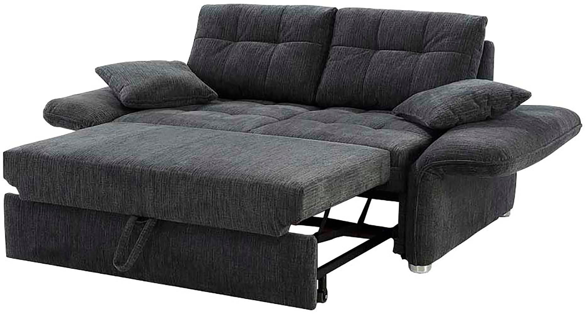 Jockenhöfer Gruppe Schlafsofa »Leon, B: 147 - 187 cm, Liegefl. 120 - 160x200 cm, Breite wählbar« mit Schlaffunktion & Zierkissen, in 3 Breiten