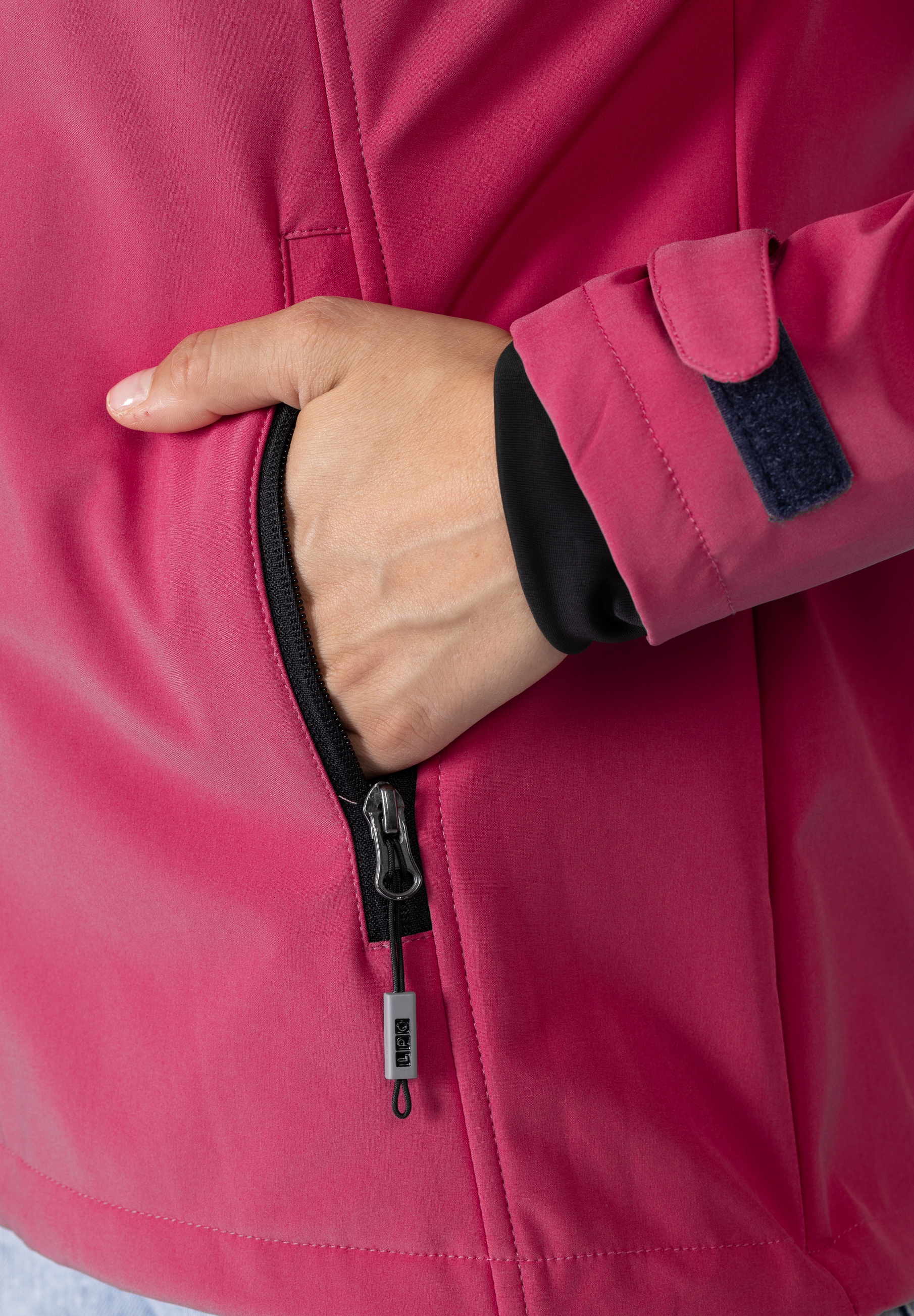 DEPROC Active Softshelljacke »DECORAH PEAK V WOMEN« mit abnehmbarer Kapuze