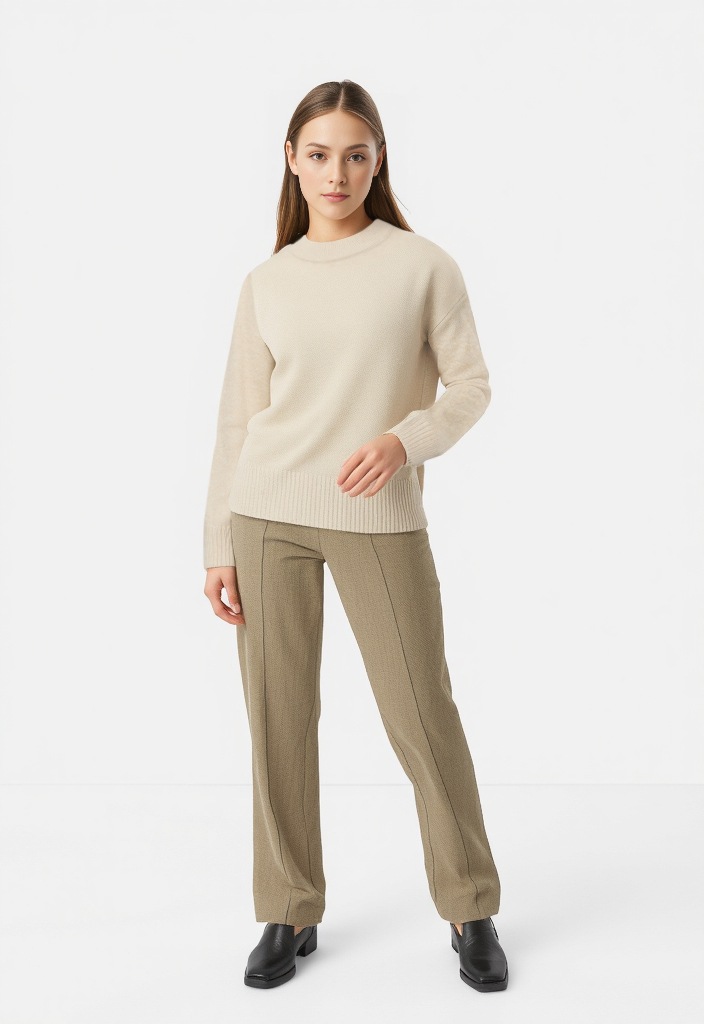 ONLY Strickpullover »ONLRENE LIFE LS BUTTON O-NECK CC KNT«