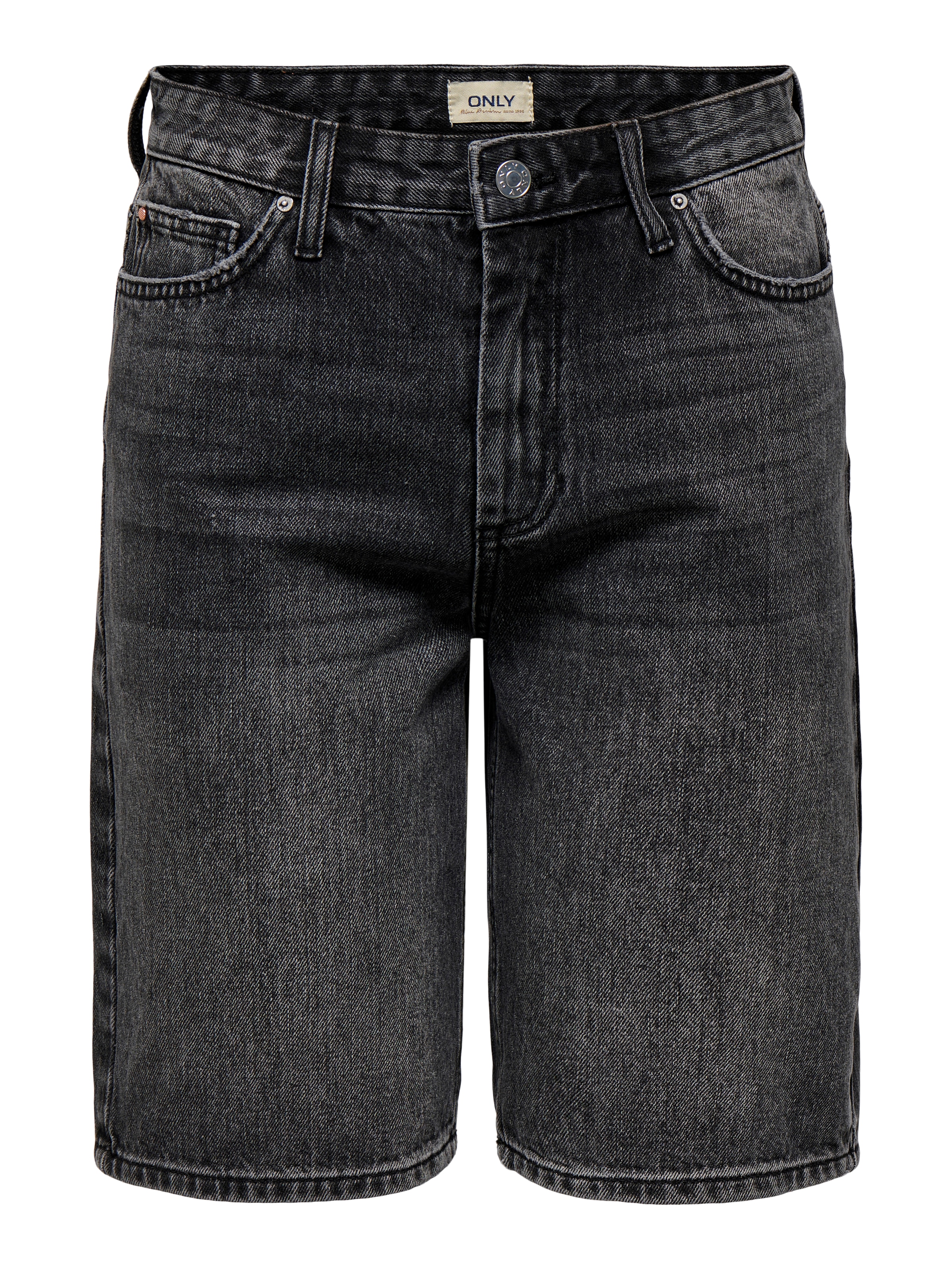 ONLY Short en jean »ONLSONNY HW WIDE DNM SHORTS NOOS« Coton, coupe régulière, taille haute