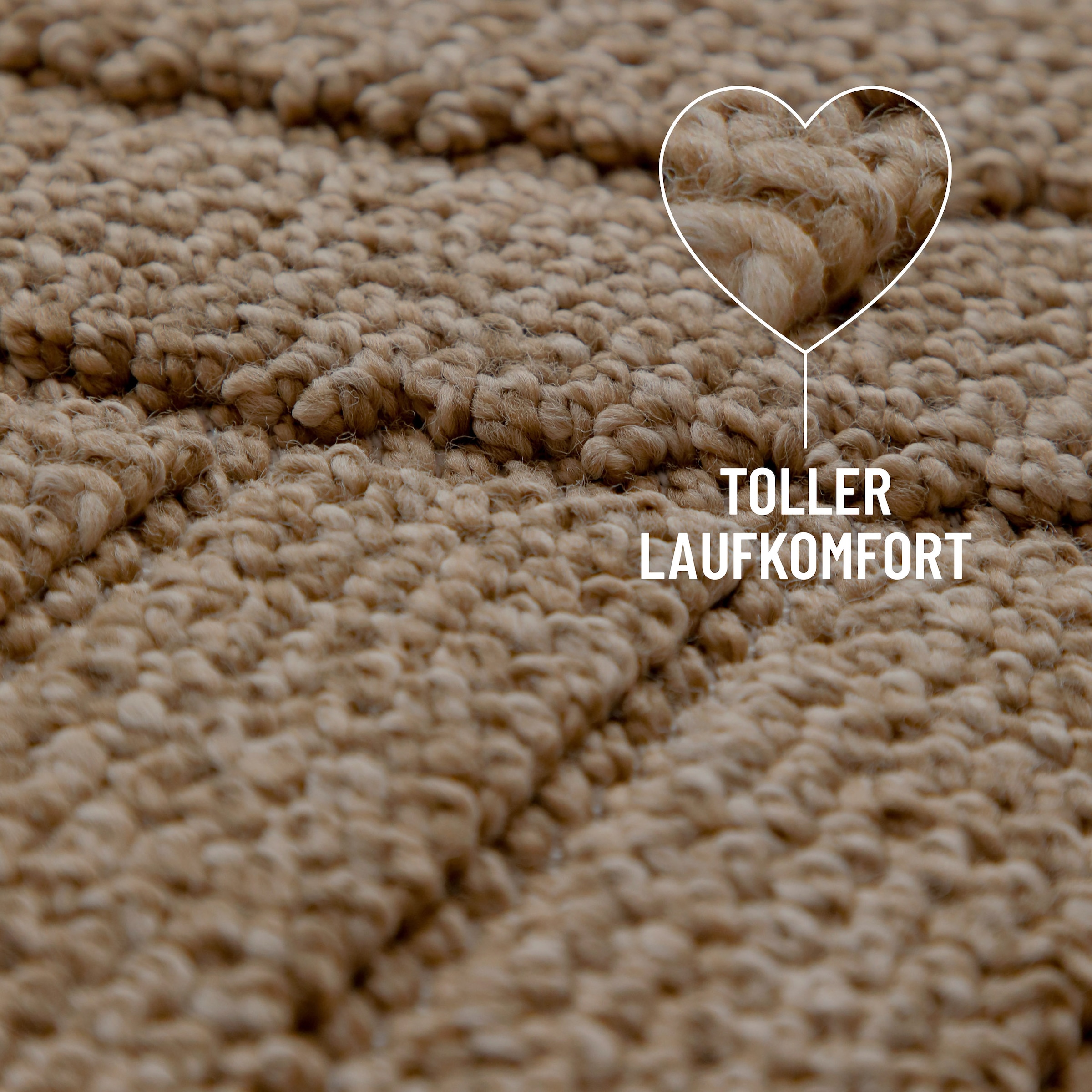 Wecon home Tapis »Monoq« Rectangulaire 12 mm Höhe Flachgewebe, wetterfest, Retro Design, robust, In- & Outdoor Teppich