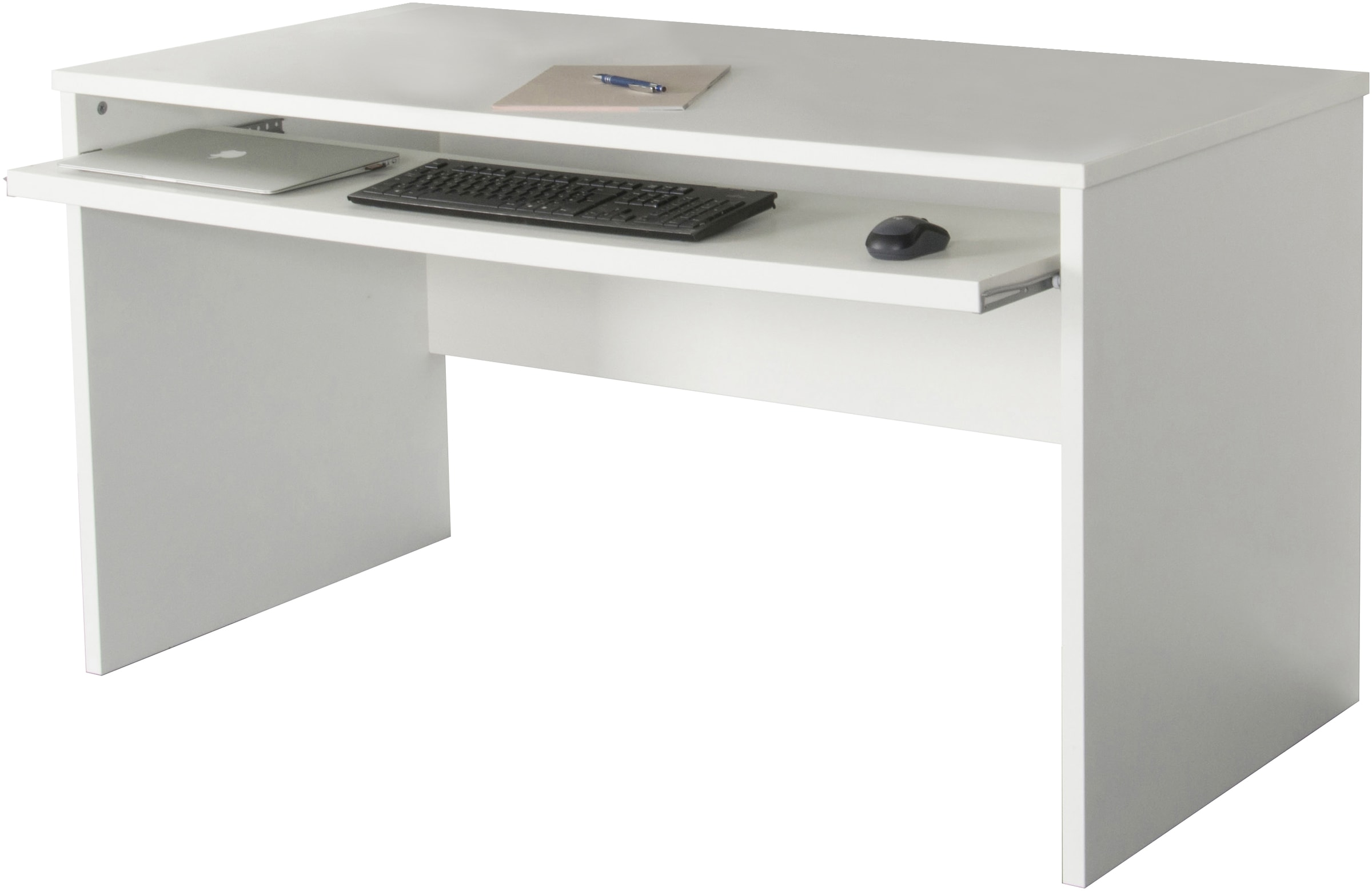 VOGL Möbelfabrik Bureau »Barrie mit 2-farbigem Tastaturauszug« in 2 Breiten, 2,5 cm Tischplattenstärke, Made in Germany