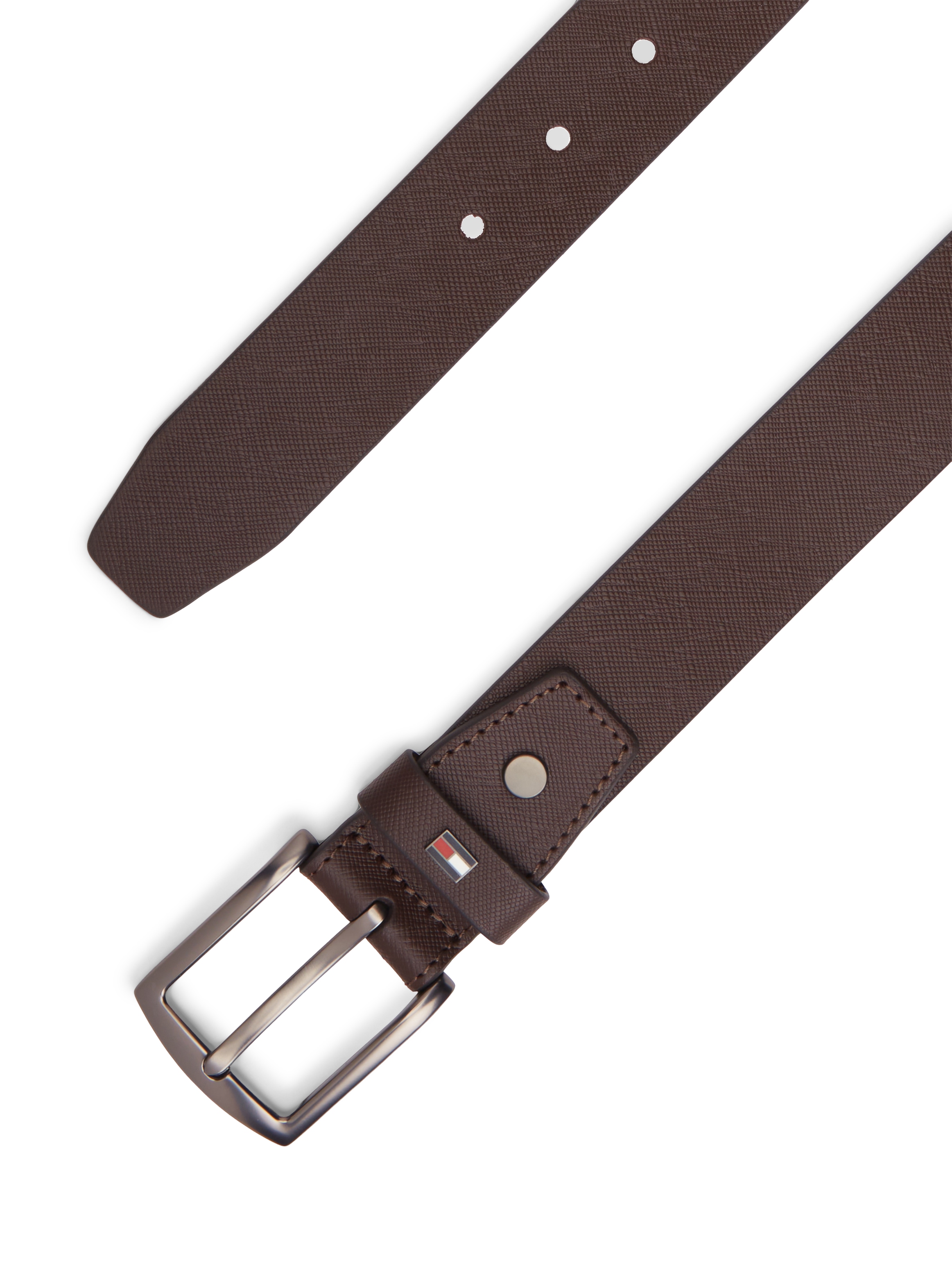 Tommy Hilfiger Ledergürtel »DENTON 3.5 cm breit« Grössenverstellbar