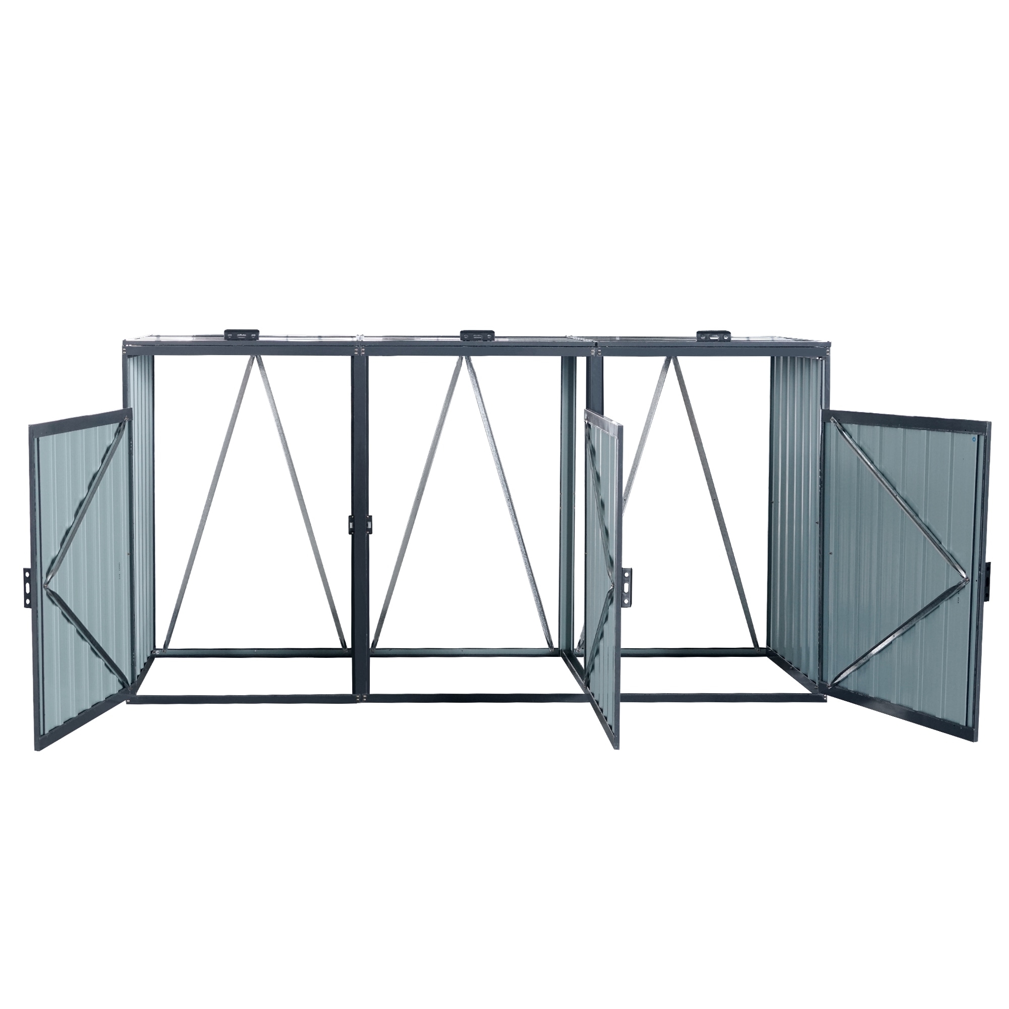 KONIFERA Coffre à poubelles »Santander« LxPxH : 240x80x122 cm