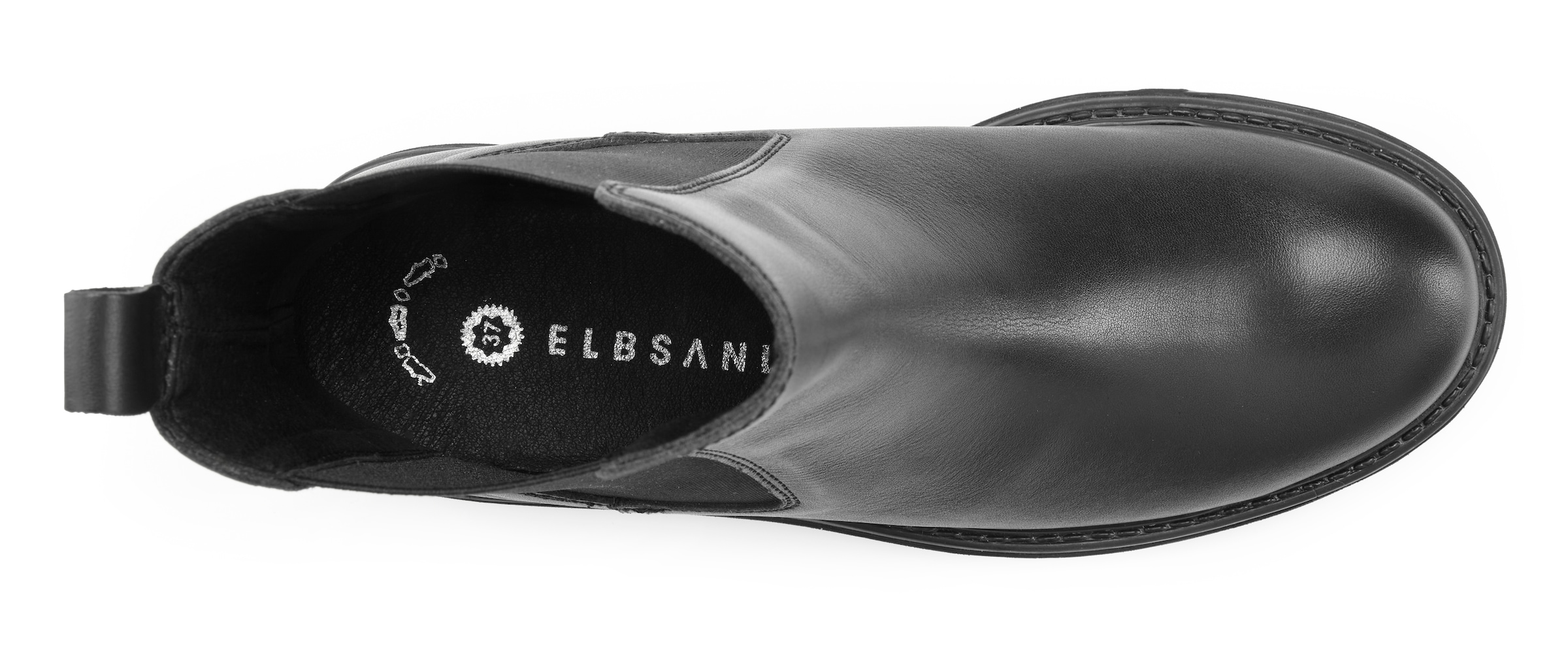 Elbsand Stiefelette »Chelseaboots, Schlupfstiefel, Lederstiefelette, Sommerstiefelette«  NEU Bikerboots aus Leder mit Stretch-Einsätzen & leichter Profilsohle