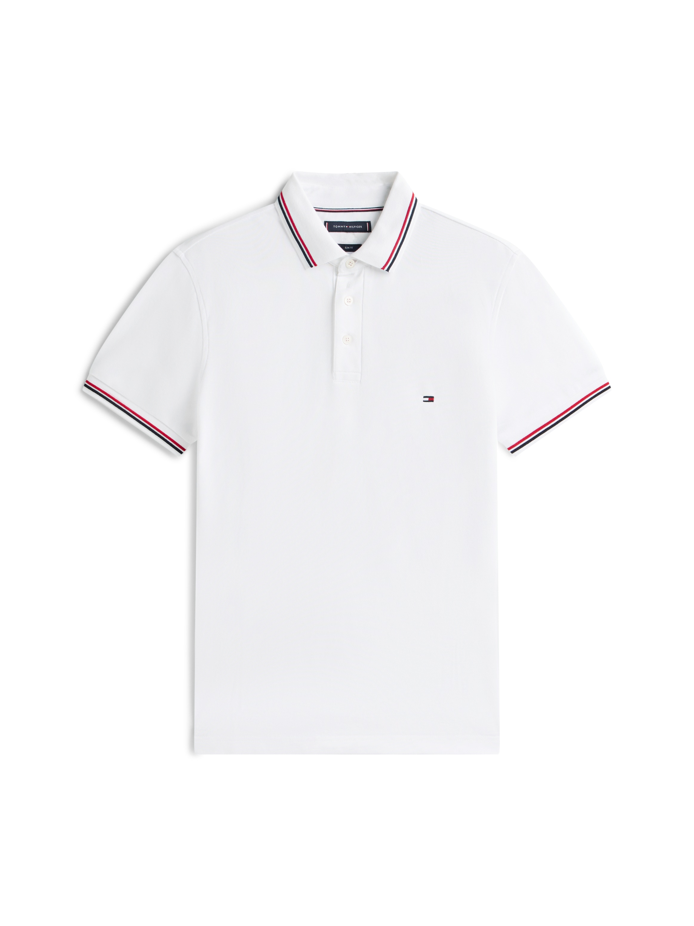 Tommy Hilfiger Polo »TIPPED SLIM FIT POLO« avec détails contrastés