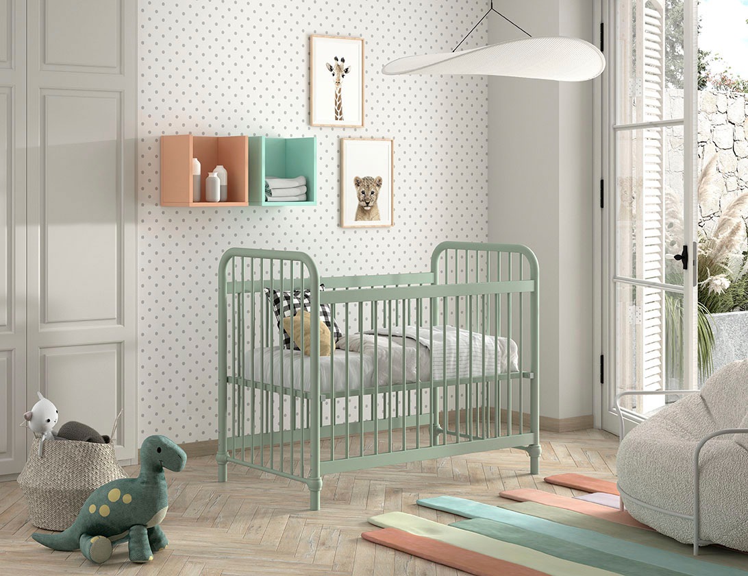 Vipack Lit d'enfant »Bronxx« Fabriqué en Europe,  en métal