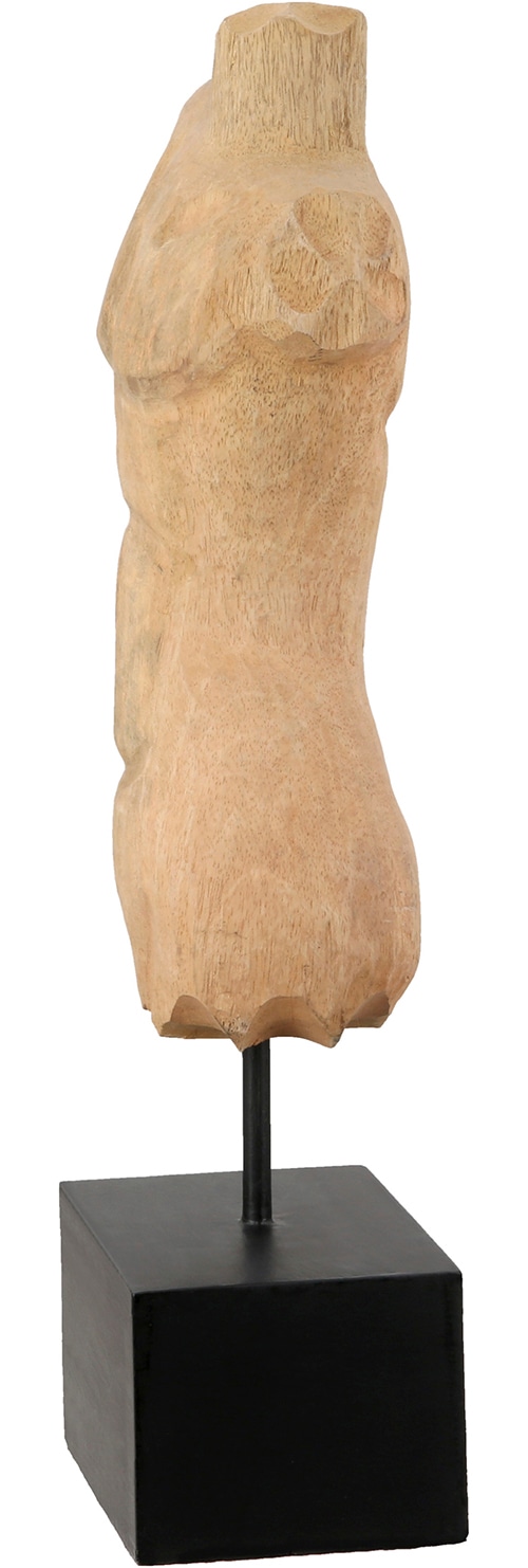 GILDE Skulptur »Skulptur Torso naturfarben« Torso abstrakte Skulptur dekorativer Aufsteller Wohnaccessoire