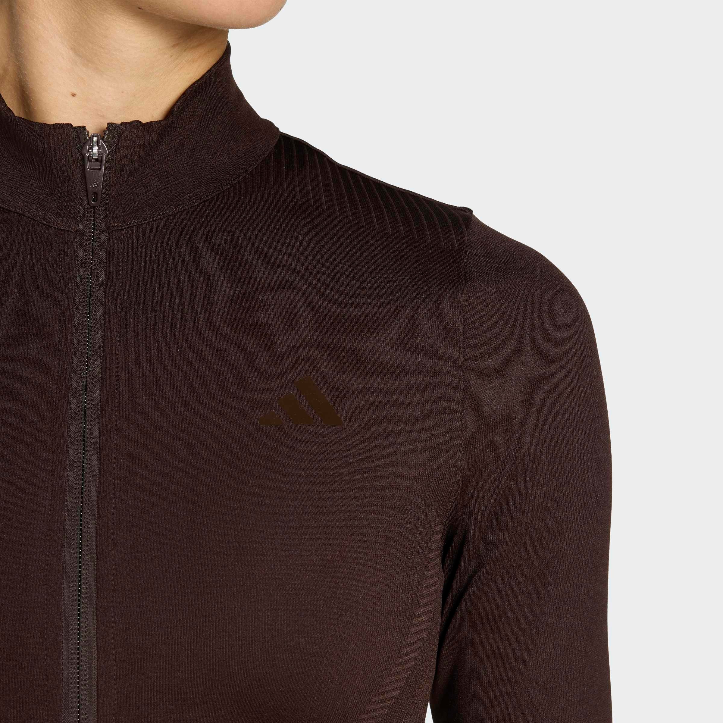 adidas Performance Rollkragenpullover »WORKOUT ESSENTIALS, DURCHGEHENDER REISSVERSCHLUSS, STRICK«
