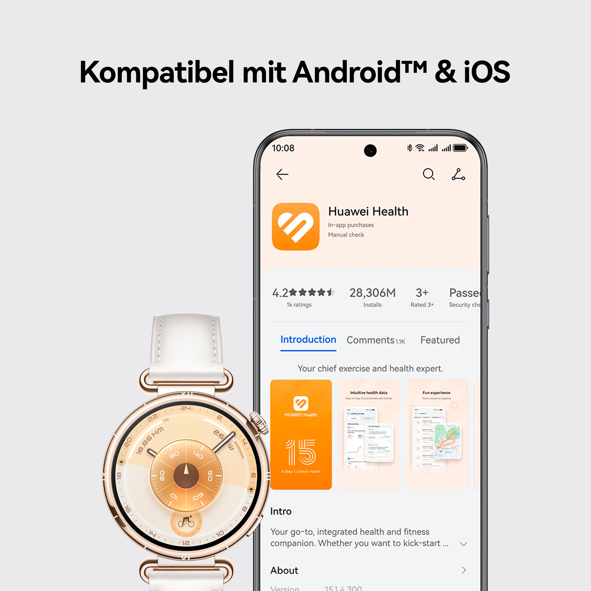 Huawei Smartwatch »WATCH GT6 46 mm«(/ 1,47 ″) Harmony OS