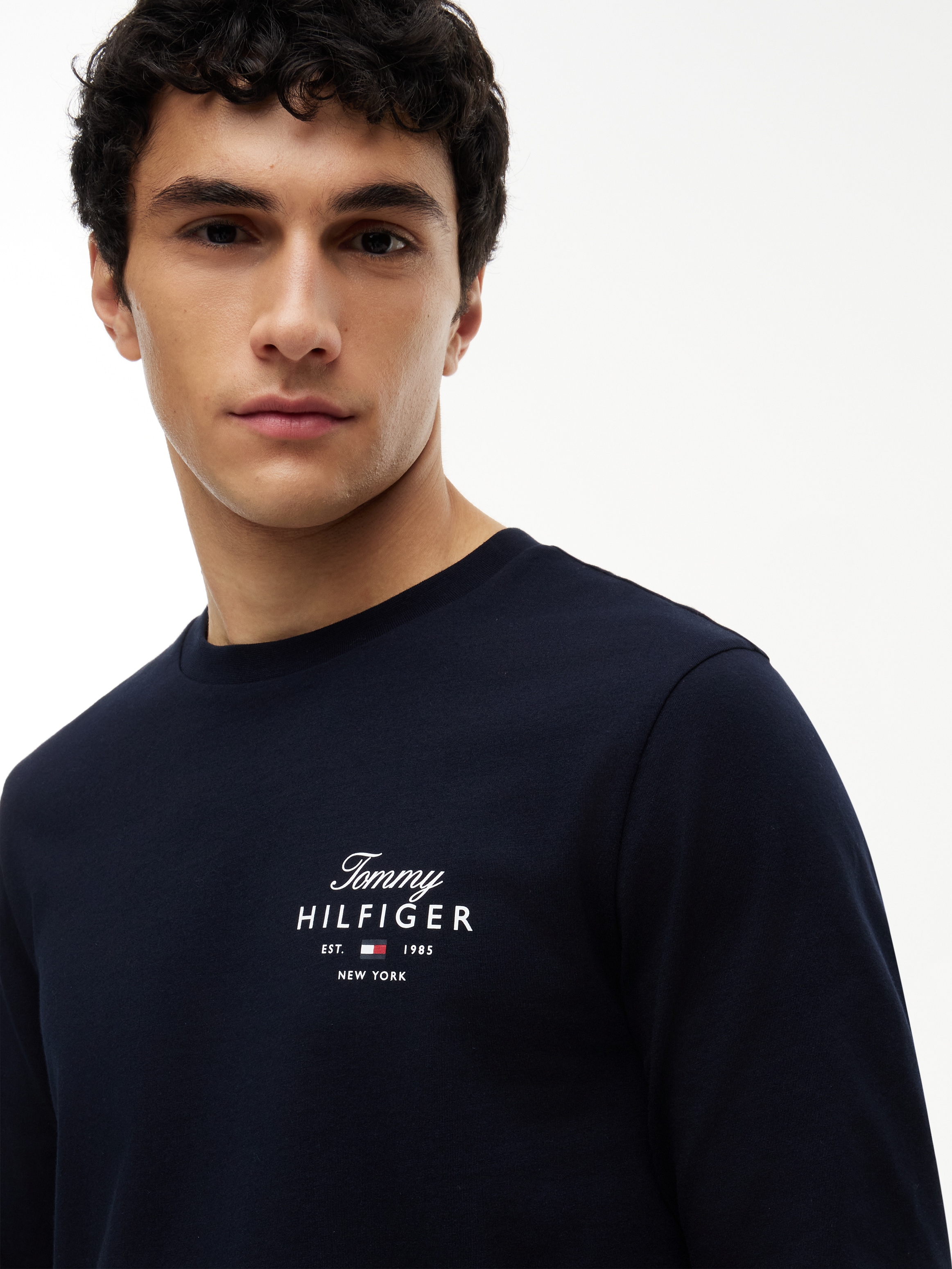 Tommy Hilfiger T-shirt à manches longues »SCRIPT STACK LS REGULAR TEE«