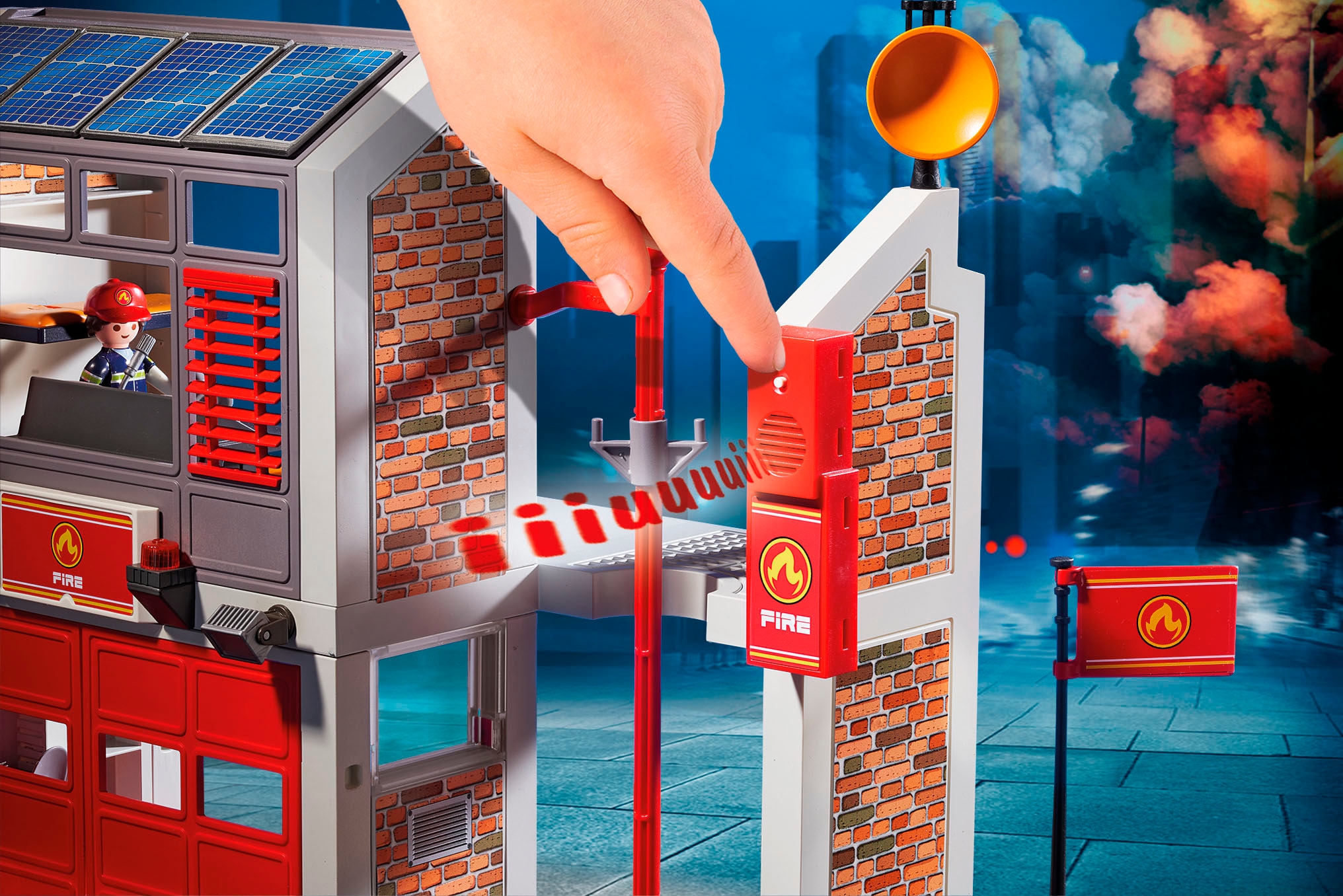 Playmobil® Jeu de construction »Grosse Feuerwache (9462), My Action Heroes« Made in Germany