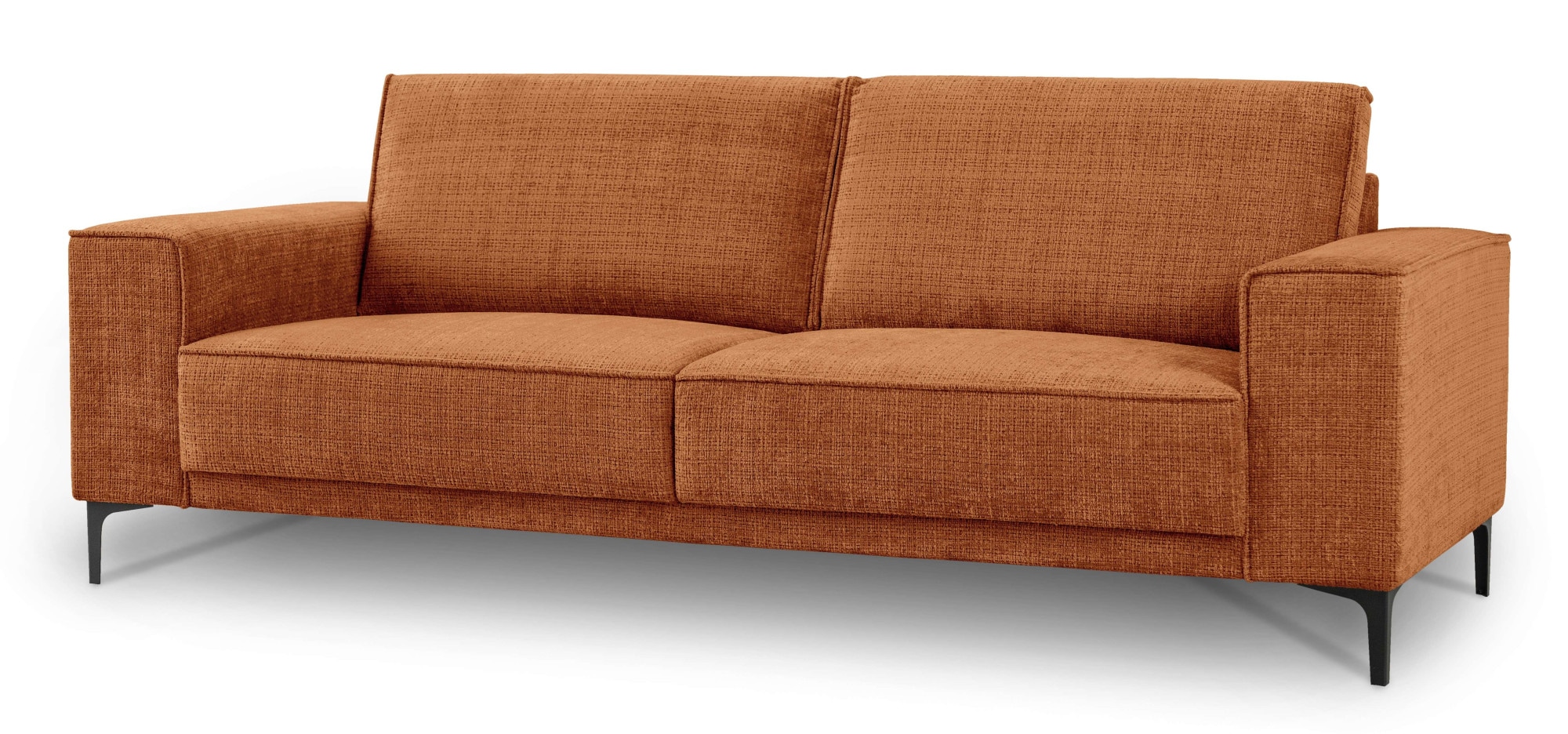GOODproduct 3-places »OLAND Chenille, Sofa, B: 224 cm, Skandi-Design« structure, tissu plat, microfibre de luxe, bouclé
