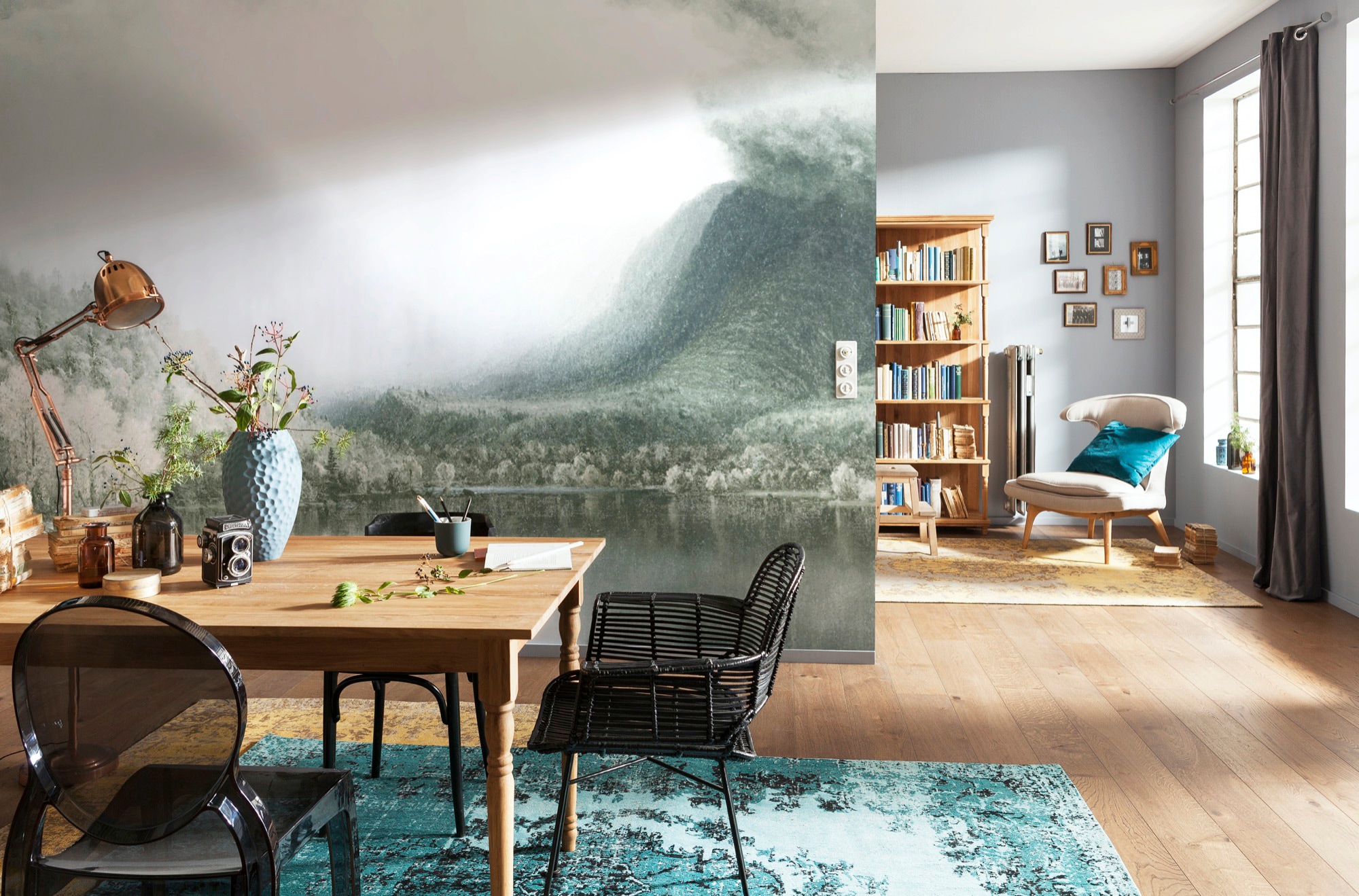 Komar Papier peint intissé »Digitaldruck Vlies -  Journey - Grösse 300 x 280 cm« imprimé Wohnzimmer, Schlafzimmer