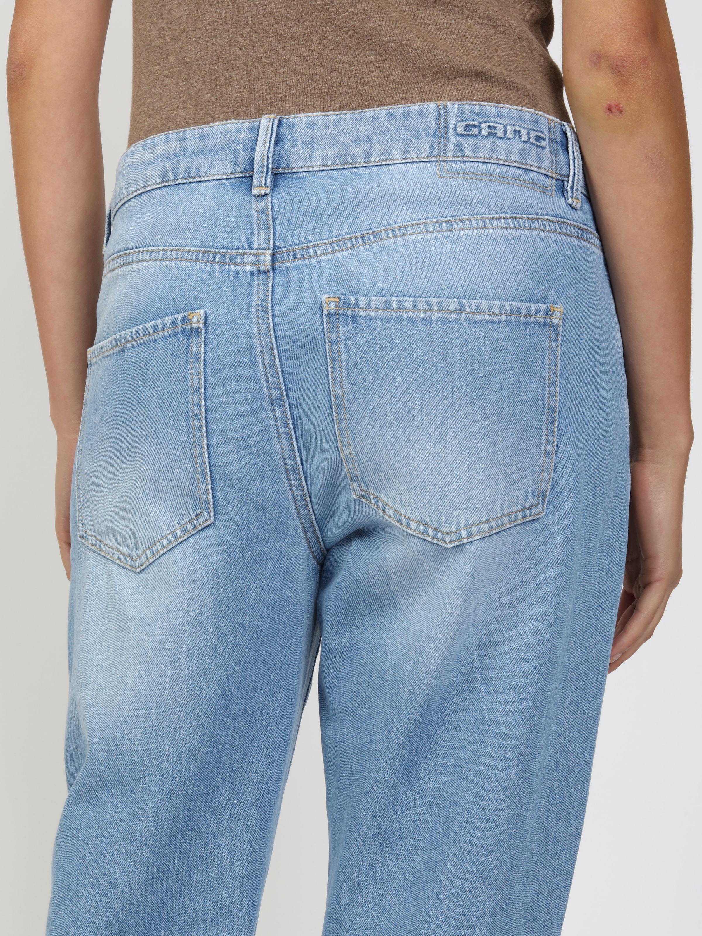 GANG Jeans droit »94THELMA« avec détail au-dessus de la poche monnaie