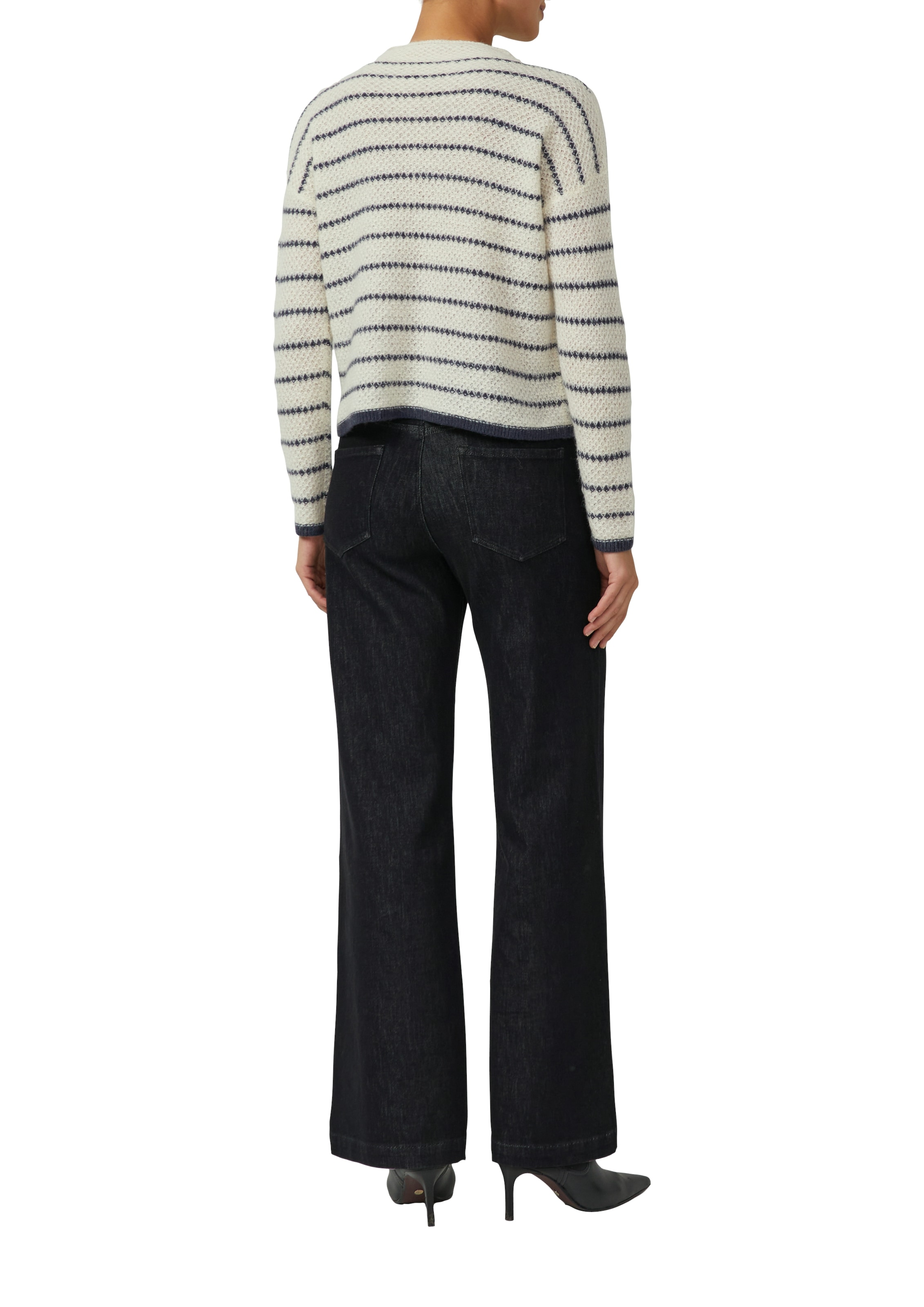 s.Oliver BLACK LABEL Pull en tricot gestreift, mit Turtleneck