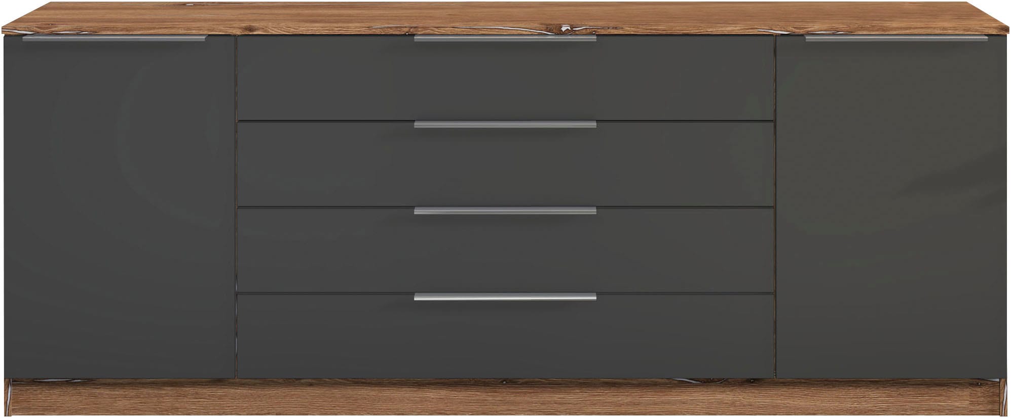 borchardt Möbel Commode »Oliva, Kommode mit Metallgriffen« Breite 200 cm, mit 4 Schubkästen