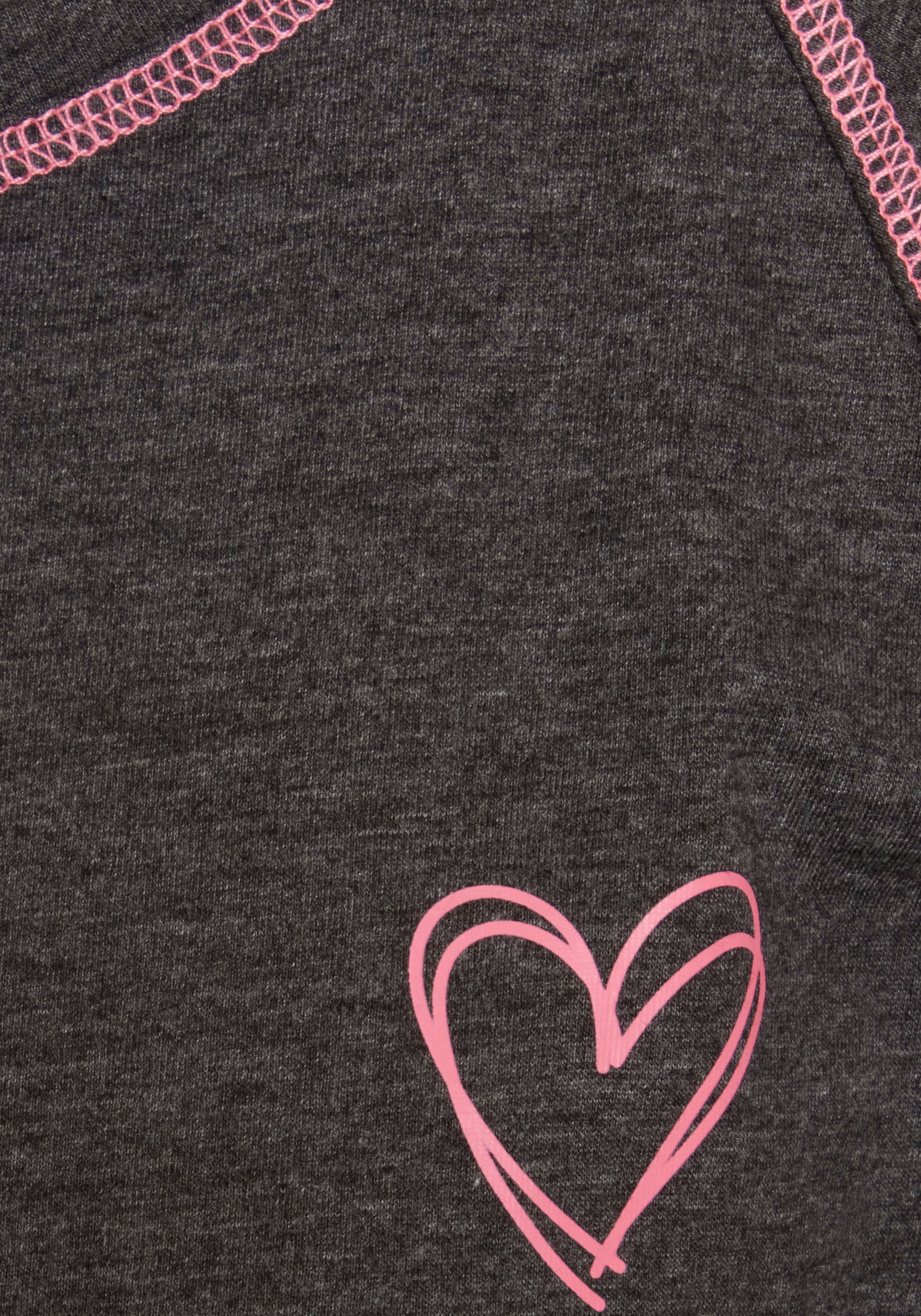 Vivance Dreams Shorty 2 tlg. mit dekorativen Flatlock-Nähten in Neonfarben