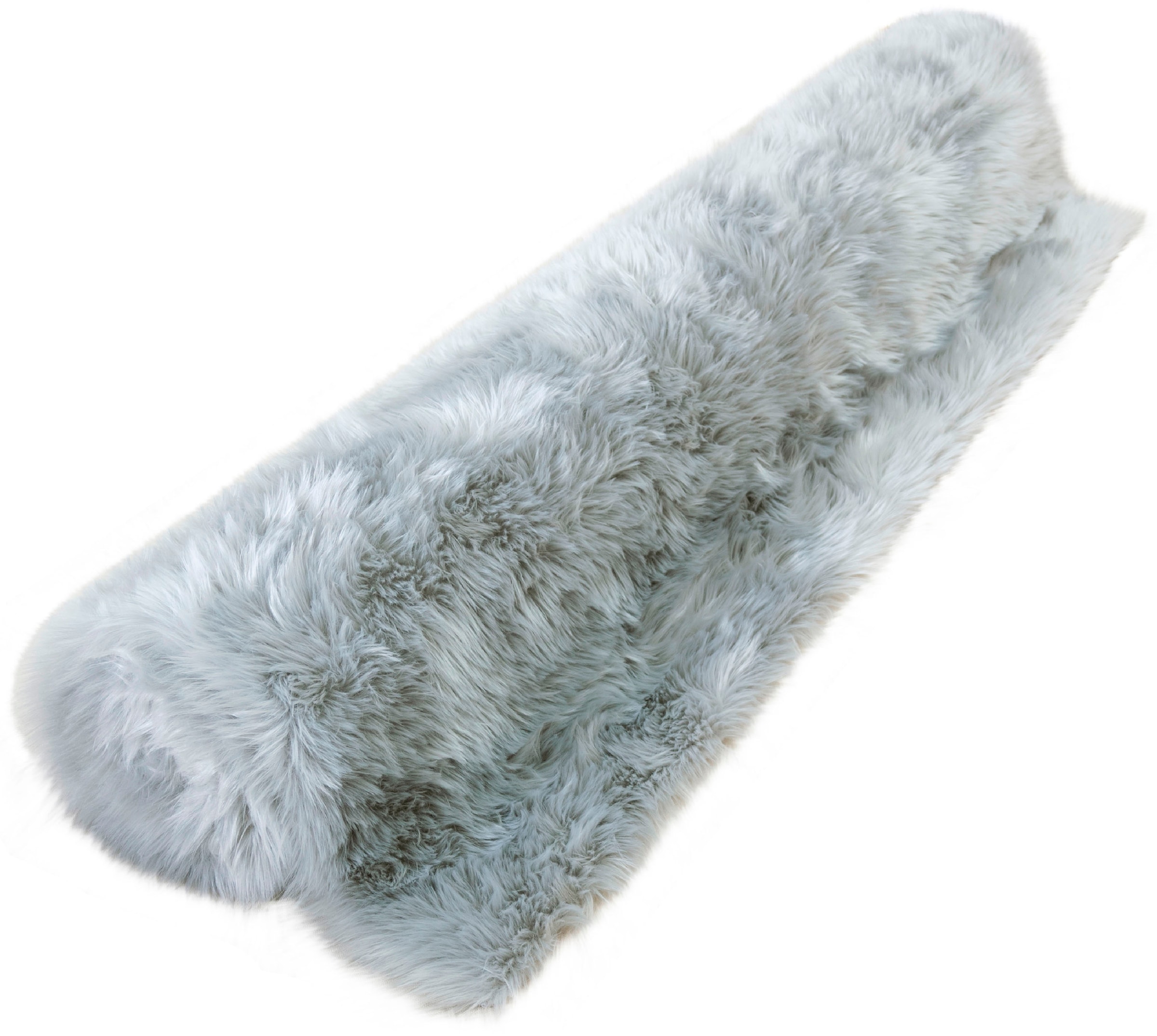 my home Hochflor-Teppich »Kalua, verschiedene Formen« rechteckig 60 mm Höhe Kunstfell, weich, Uni-Farben, Wohnzimmer, Schlafzimmer, Esszimmer