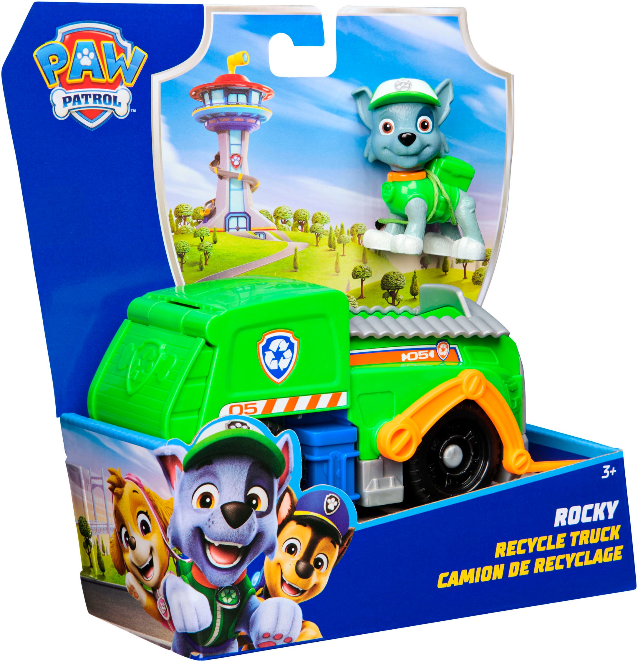 Spin Master Voiture-jouet »PAW Patrol, Sust. Basic Vehicle Rocky« zum Teil aus recycelten Material