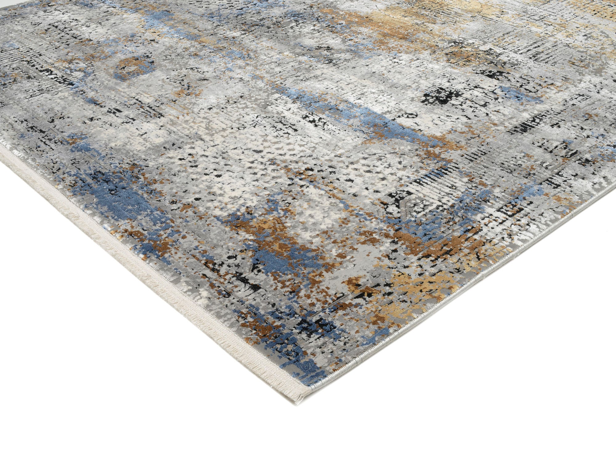 OCI DIE TEPPICHMARKE Teppich »IMPRESSION LUCERNE« rechteckig 8 mm Höhe Vintage, feine Fransen, leichter Glanz durch Viskose, Wohnzimmer