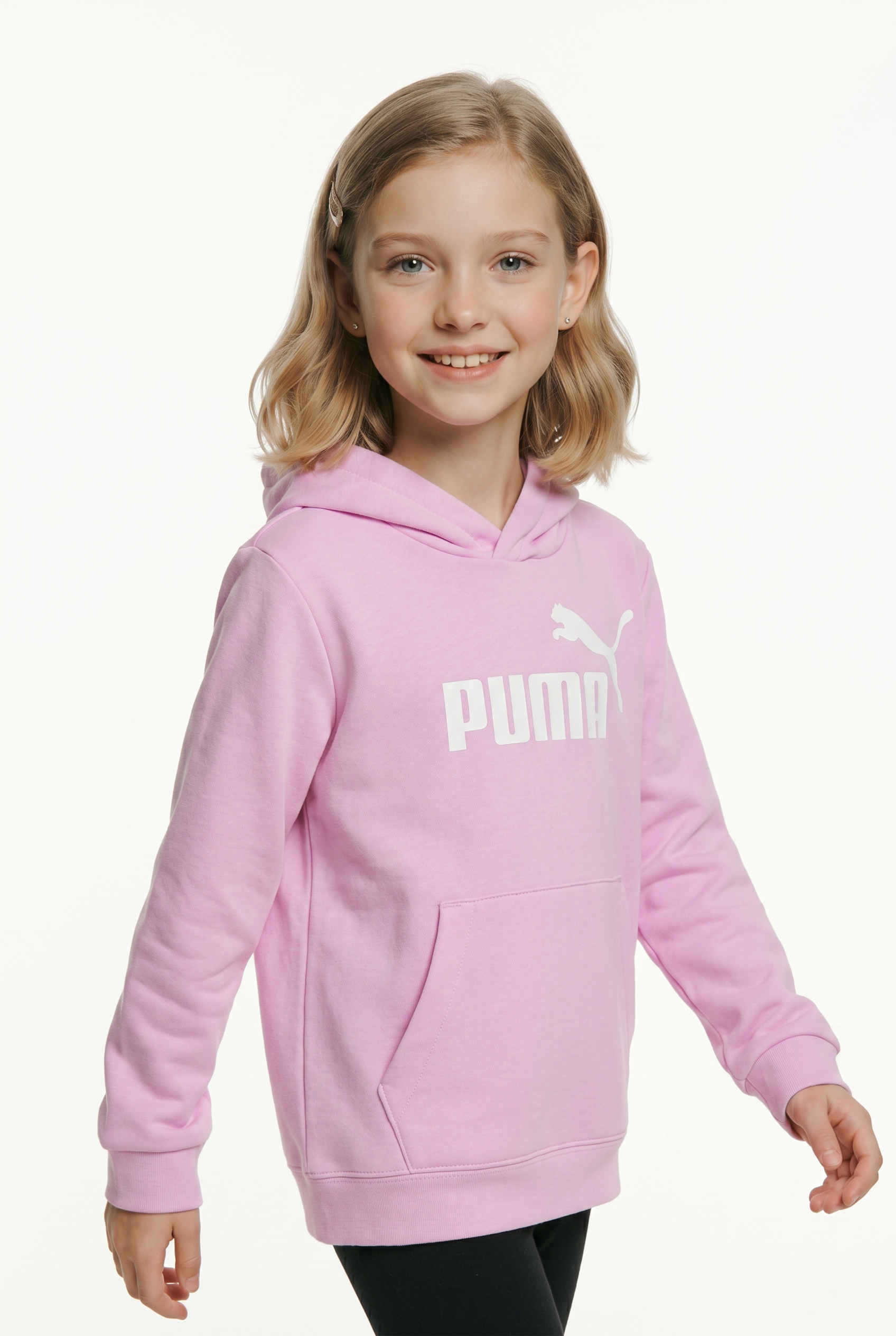 PUMA Kapuzensweatshirt »ESS NO. 1 LOGO HOODIE FL PS«, mit Kapuze, mit gerippten Bündchen, mit Jerseyfutter
