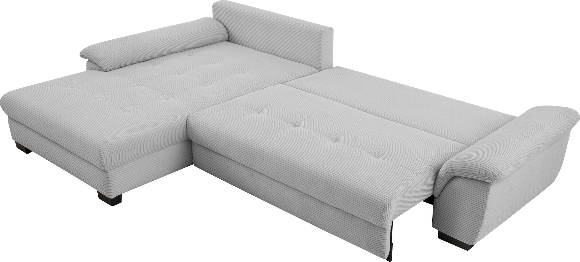 Mr. Couch Canapé d'angle »Dario, L-Form, mit Bett und Bettkasten« wahlweise mit Kaltschaum