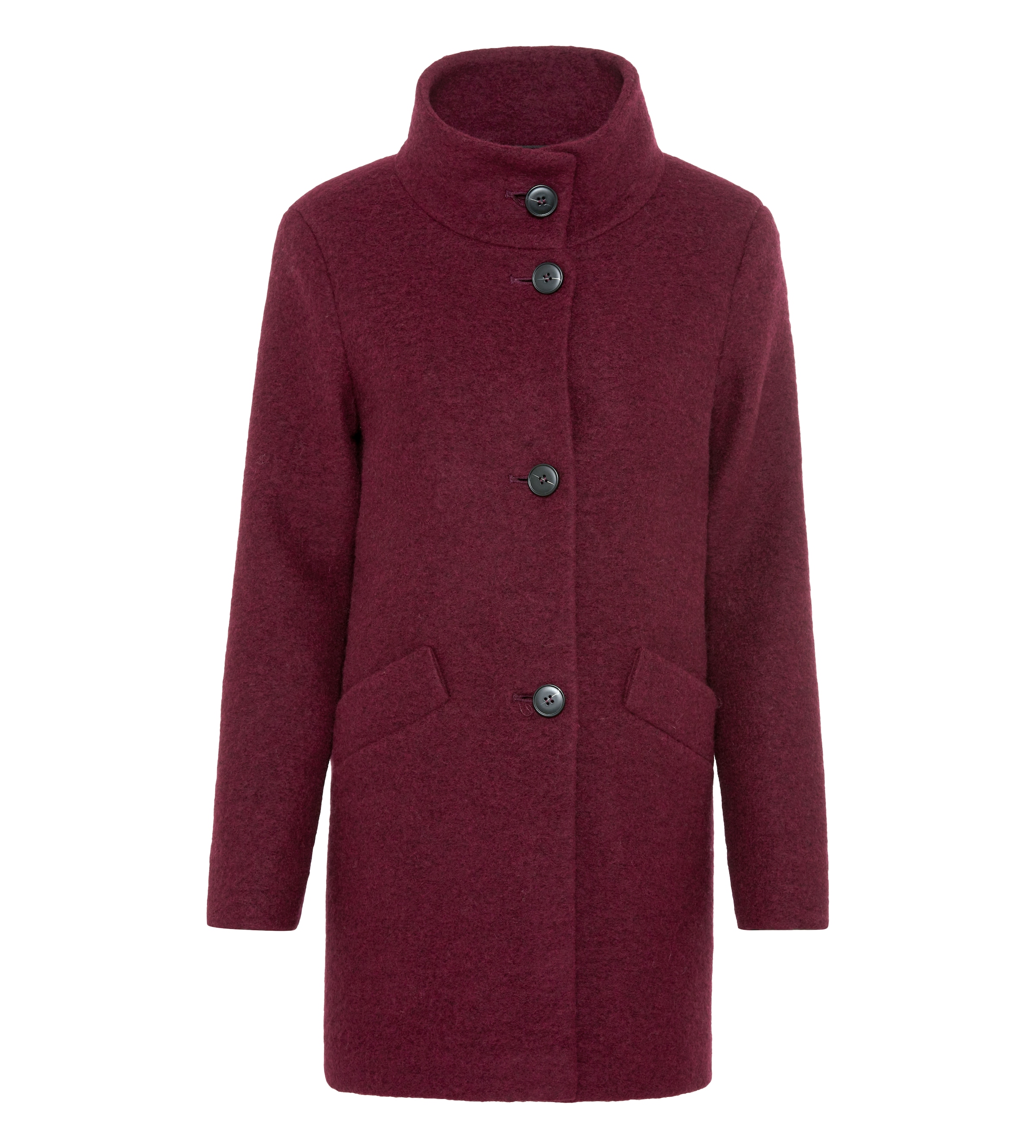 Fuchs Schmitt Manteau en laine Col montant, coupe régulière, mélange de laine