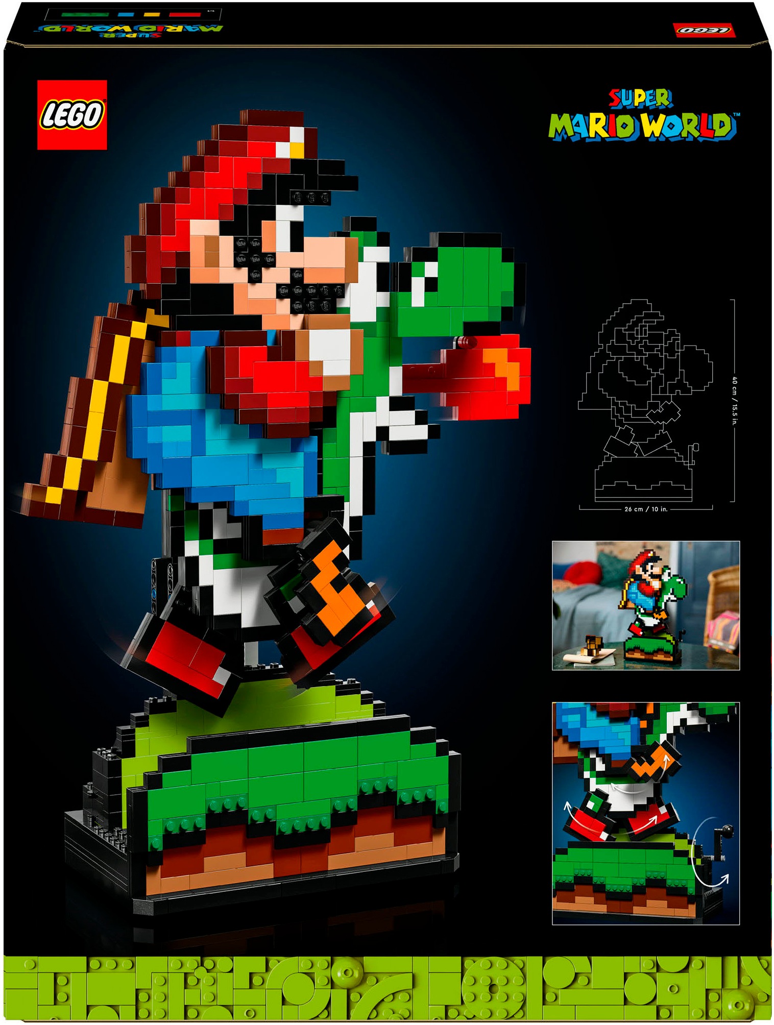 LEGO® Konstruktionsspielsteine »Super Mario World™: Mario & Yoshi (71438), LEGO Super Mario« Made in Europe